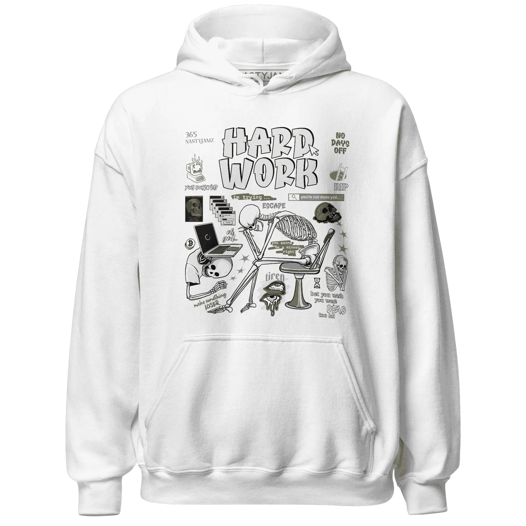 NastyJamz-Medium-Olive-1s-Hoodie-Match-Hard-Work