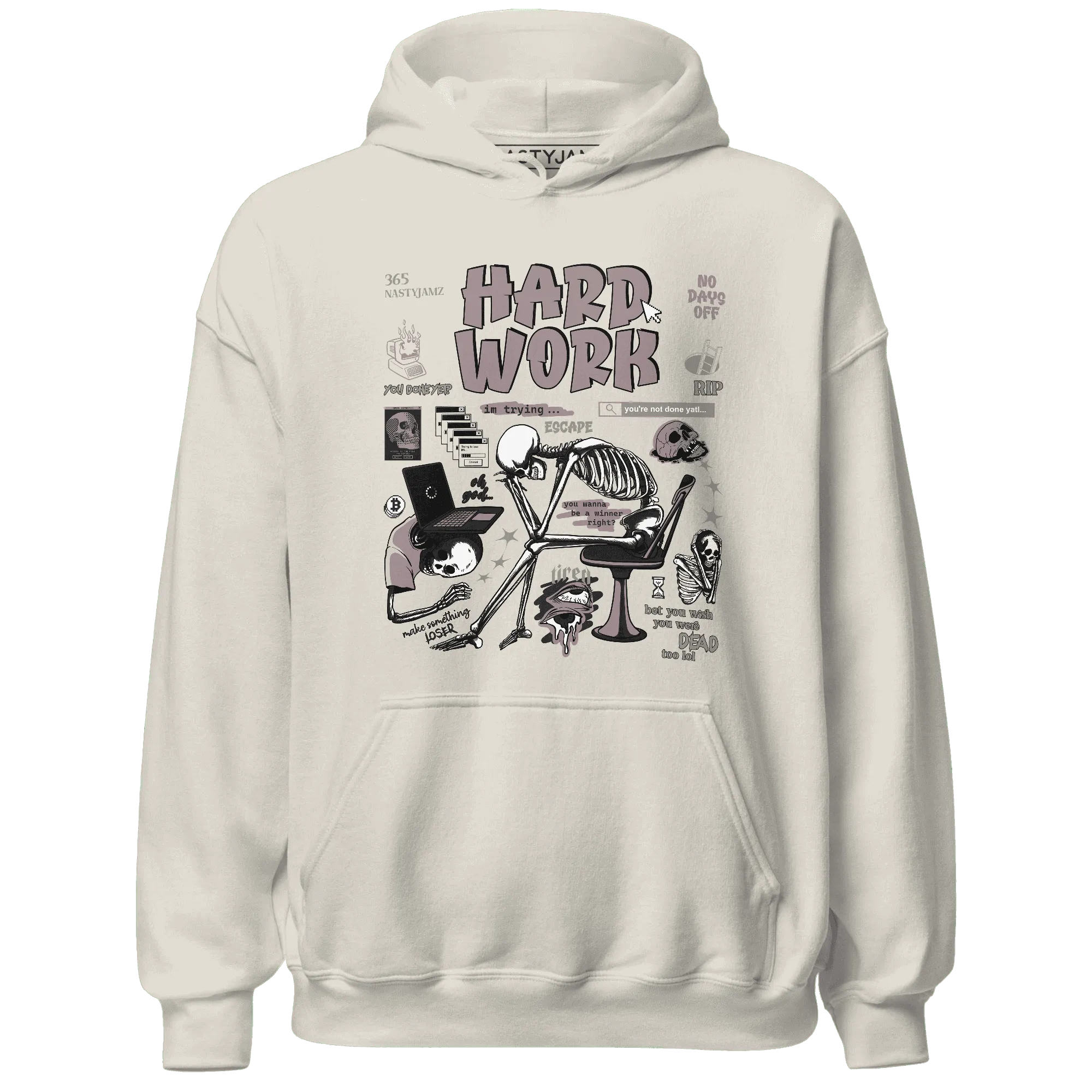 NastyJamz-Black-Violet-Ore-3s-Hoodie-Match-Hard-Work