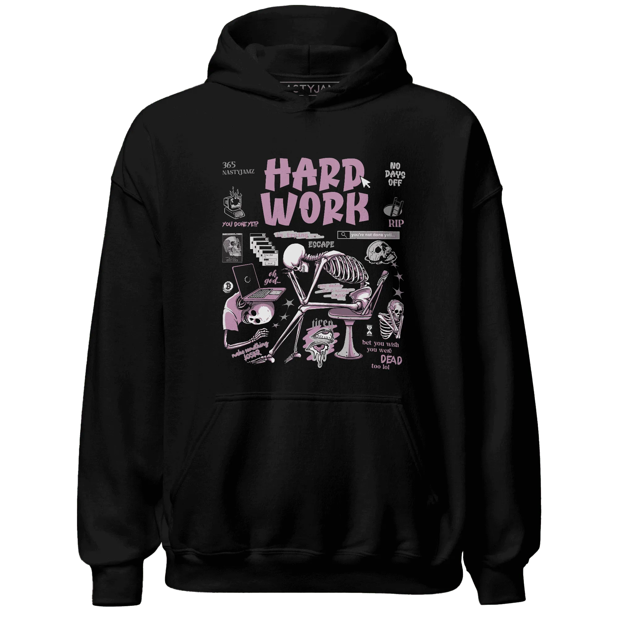 Orchid-Neutral-Grey-Black-White-4s-Hoodie-Match-Hard-Work