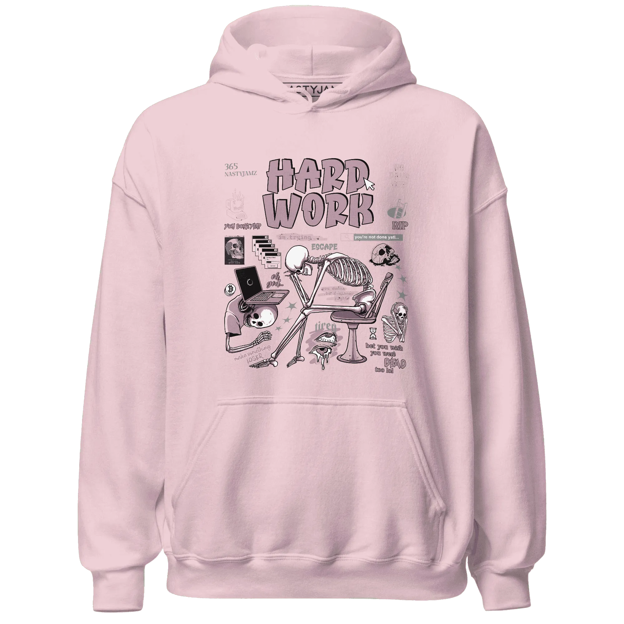 Orchid-Neutral-Grey-Black-White-4s-Hoodie-Match-Hard-Work