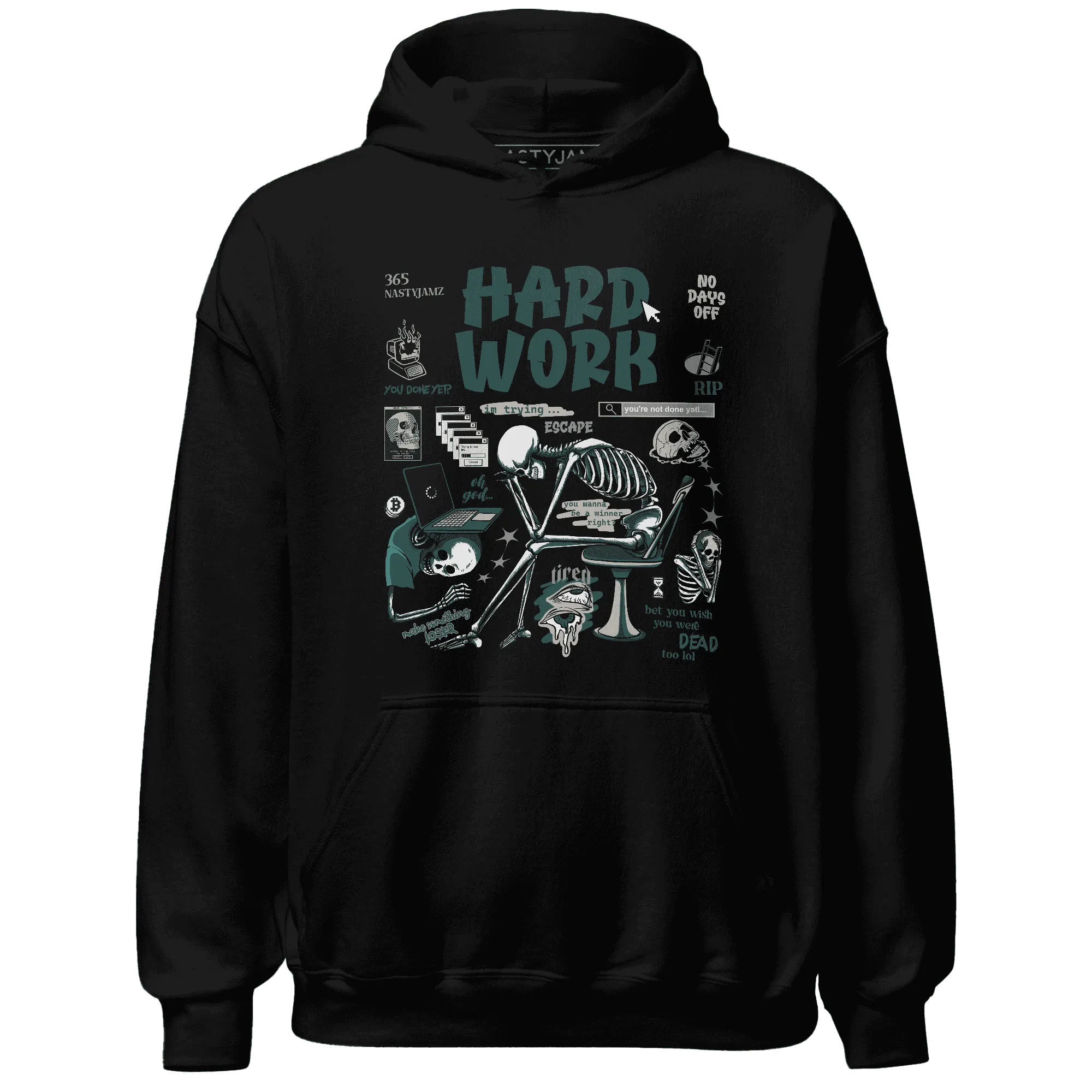 NastyJamz-Oxidized-Green-4s-Hoodie-Match-Hard-Work