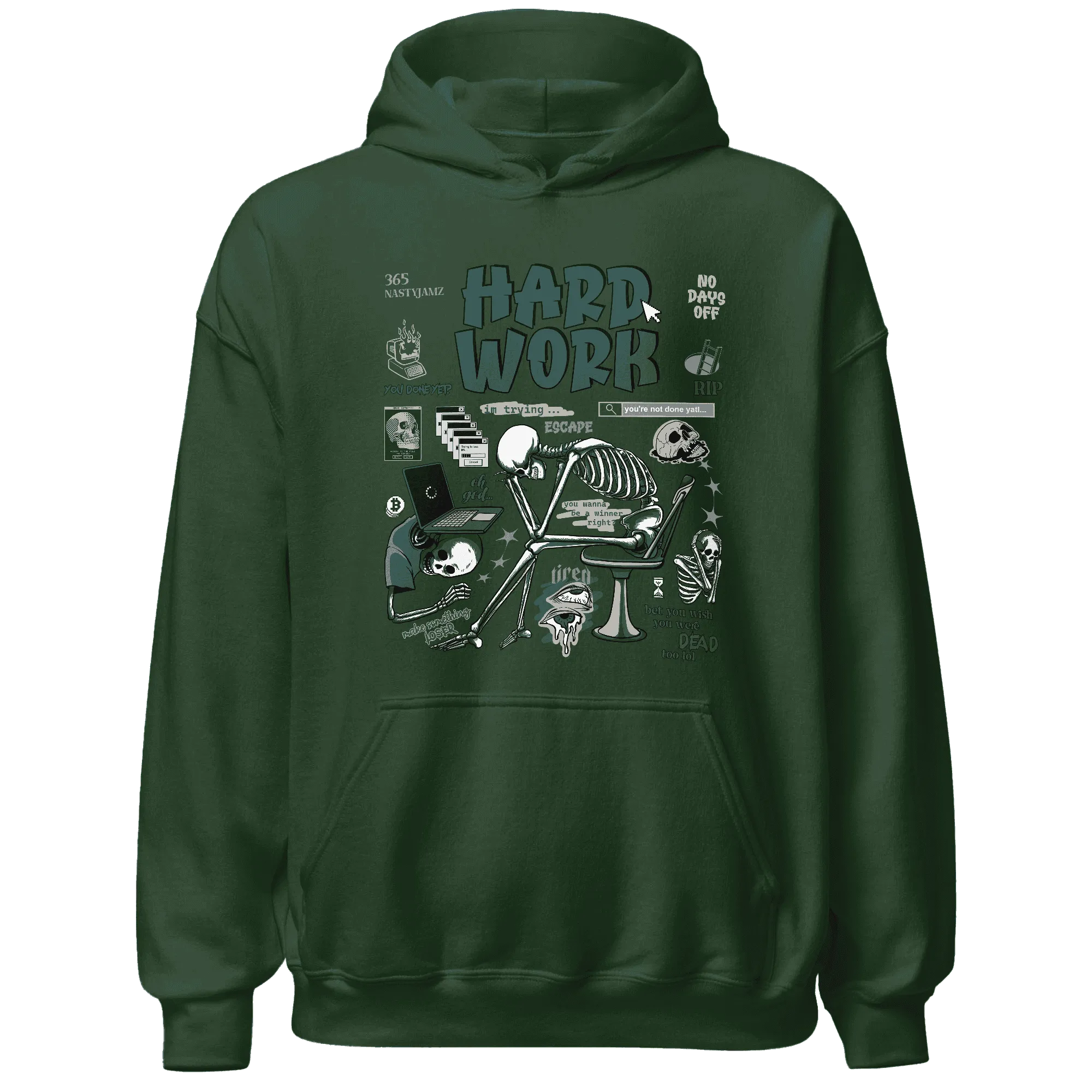 NastyJamz-Oxidized-Green-4s-Hoodie-Match-Hard-Work
