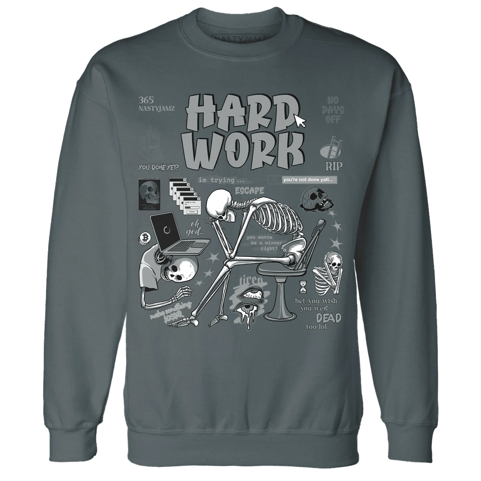 NastyJamz-Paris-Cement-Olympics-4s-Sweatshirt-Match-Hard-Work