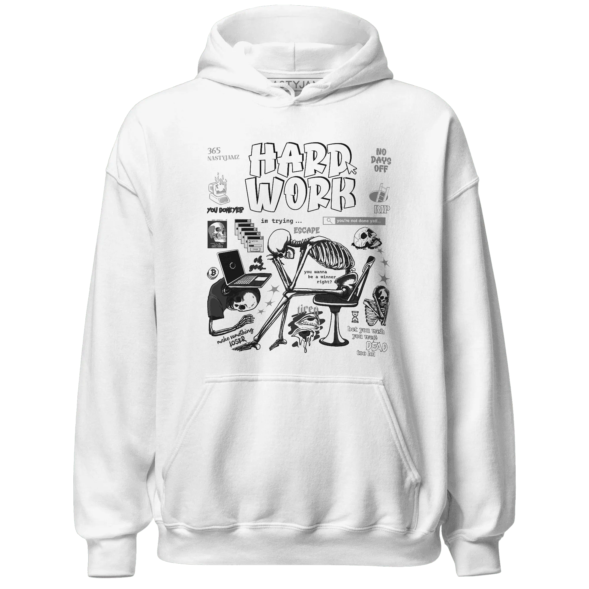 NastyJamz-White-Thunder-4s-Hoodie-Match-Hard-Work