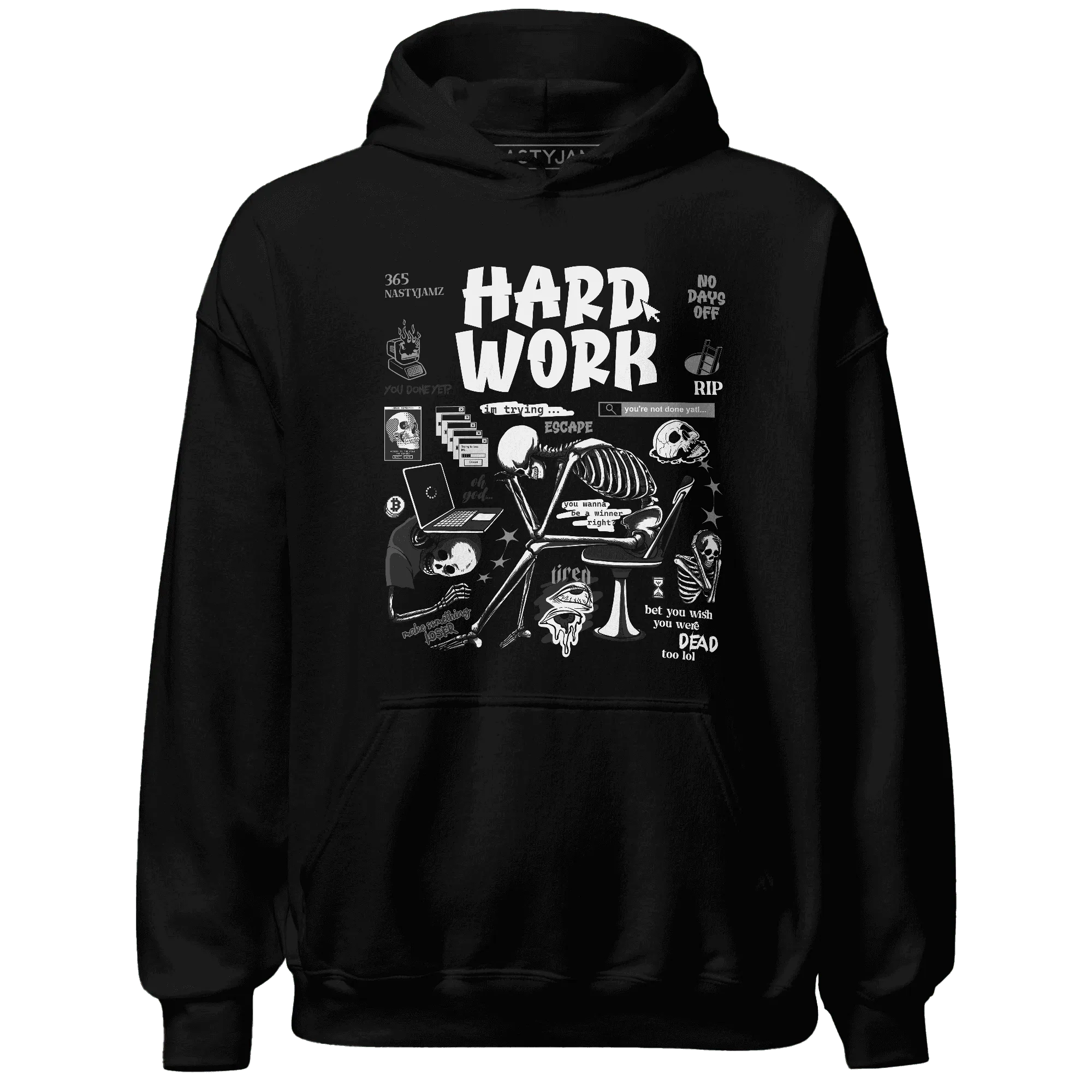 NastyJamz-White-Thunder-4s-Hoodie-Match-Hard-Work