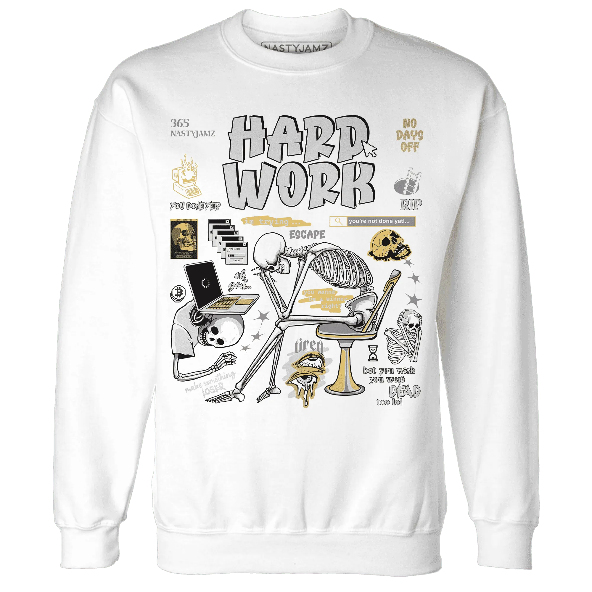 NastyJamz-Paris-Cement-Olympics-6s-Sweatshirt-Match-Hard-Work