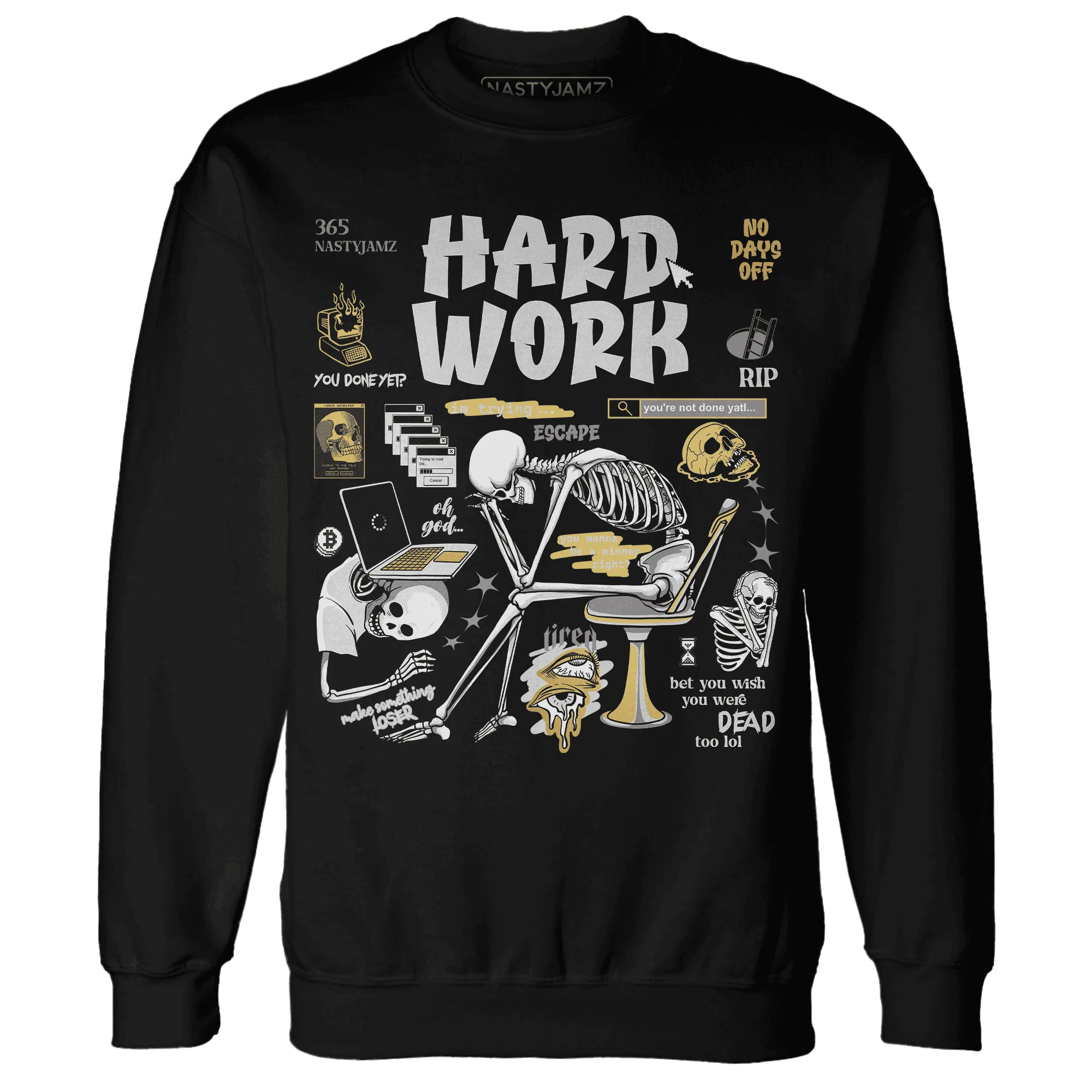NastyJamz-Paris-Cement-Olympics-6s-Sweatshirt-Match-Hard-Work