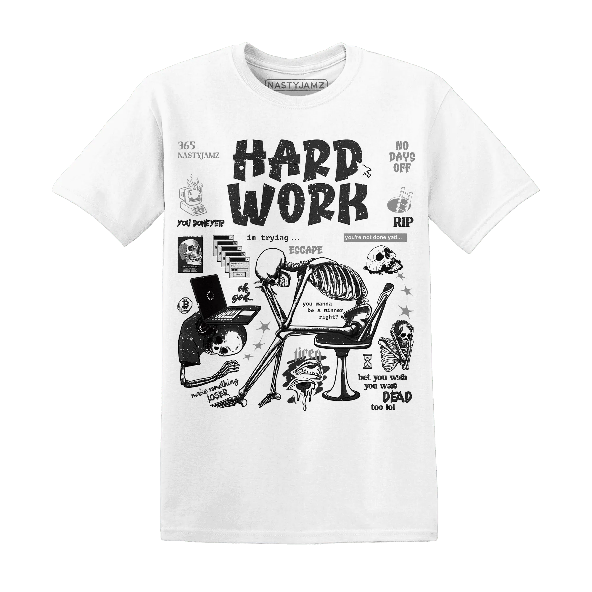 NastyJamz-Reverse-Oreo-6s-T-Shirt-Match-Hard-Work