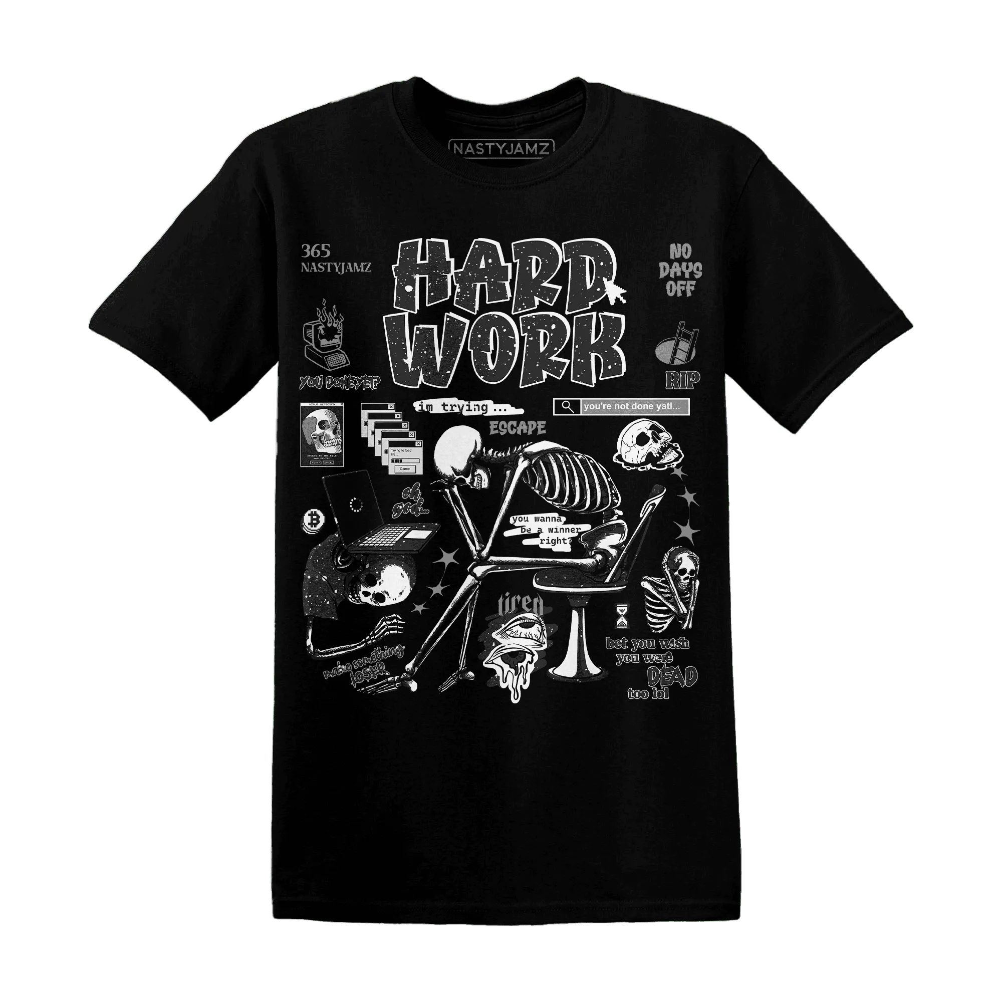 NastyJamz-Reverse-Oreo-6s-T-Shirt-Match-Hard-Work