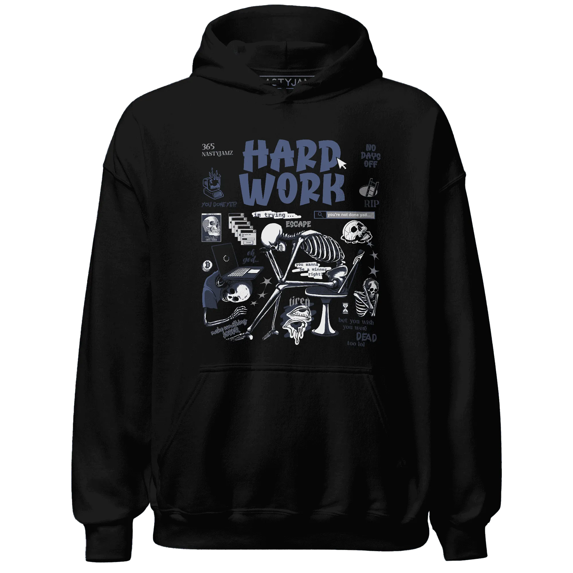 NastyJamz-White-Navy-6s-Hoodie-Match-Hard-Work