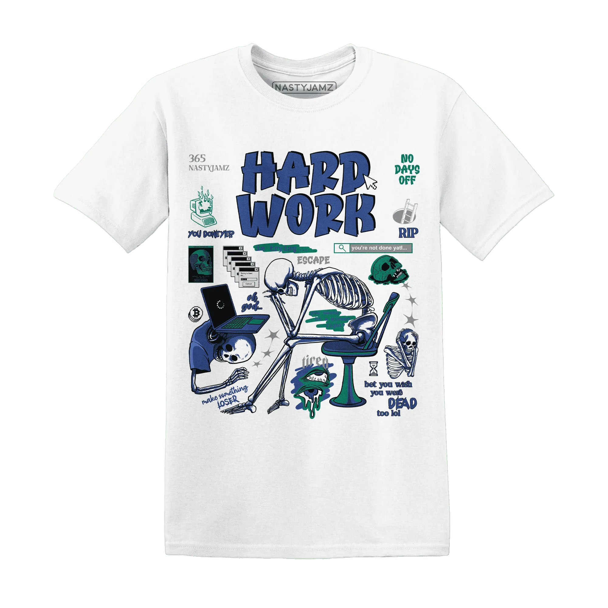 Dunk-Hyper-Royal-Malachite-T-Shirt-Match-Hard-Work
