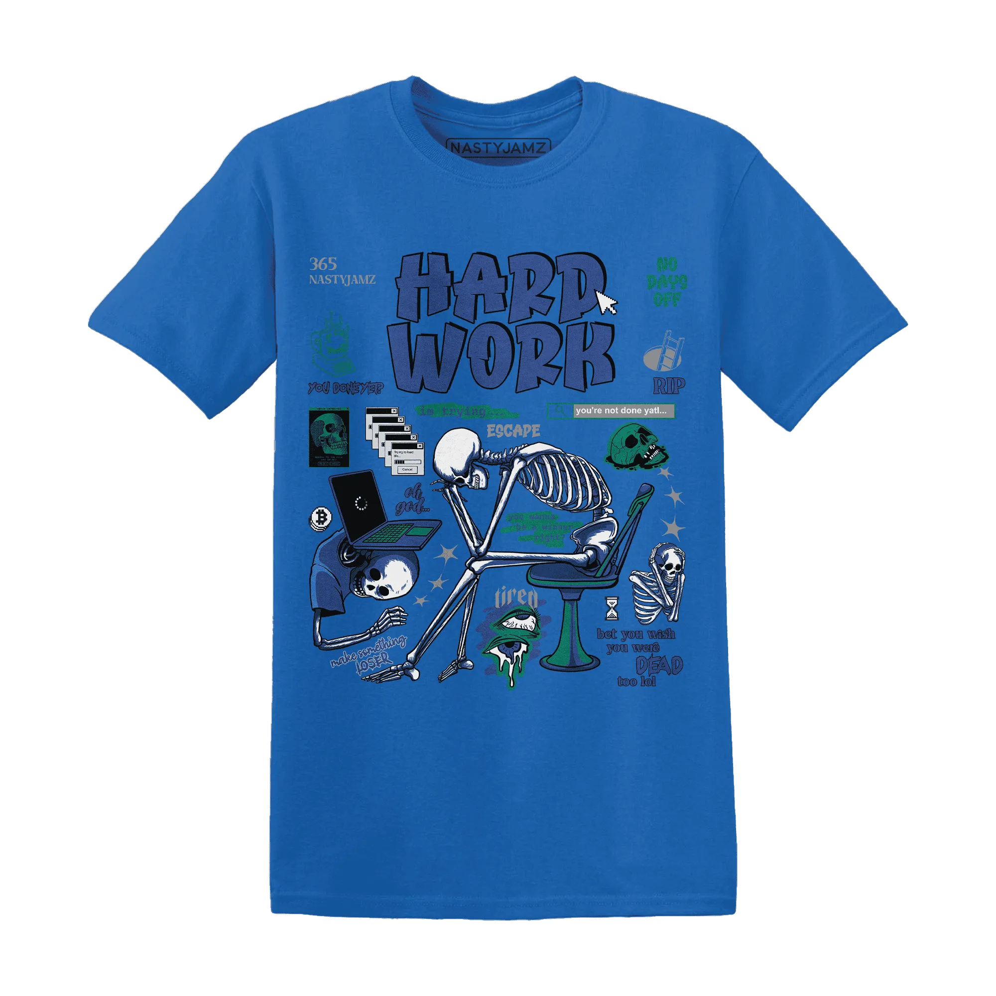 Dunk-Hyper-Royal-Malachite-T-Shirt-Match-Hard-Work