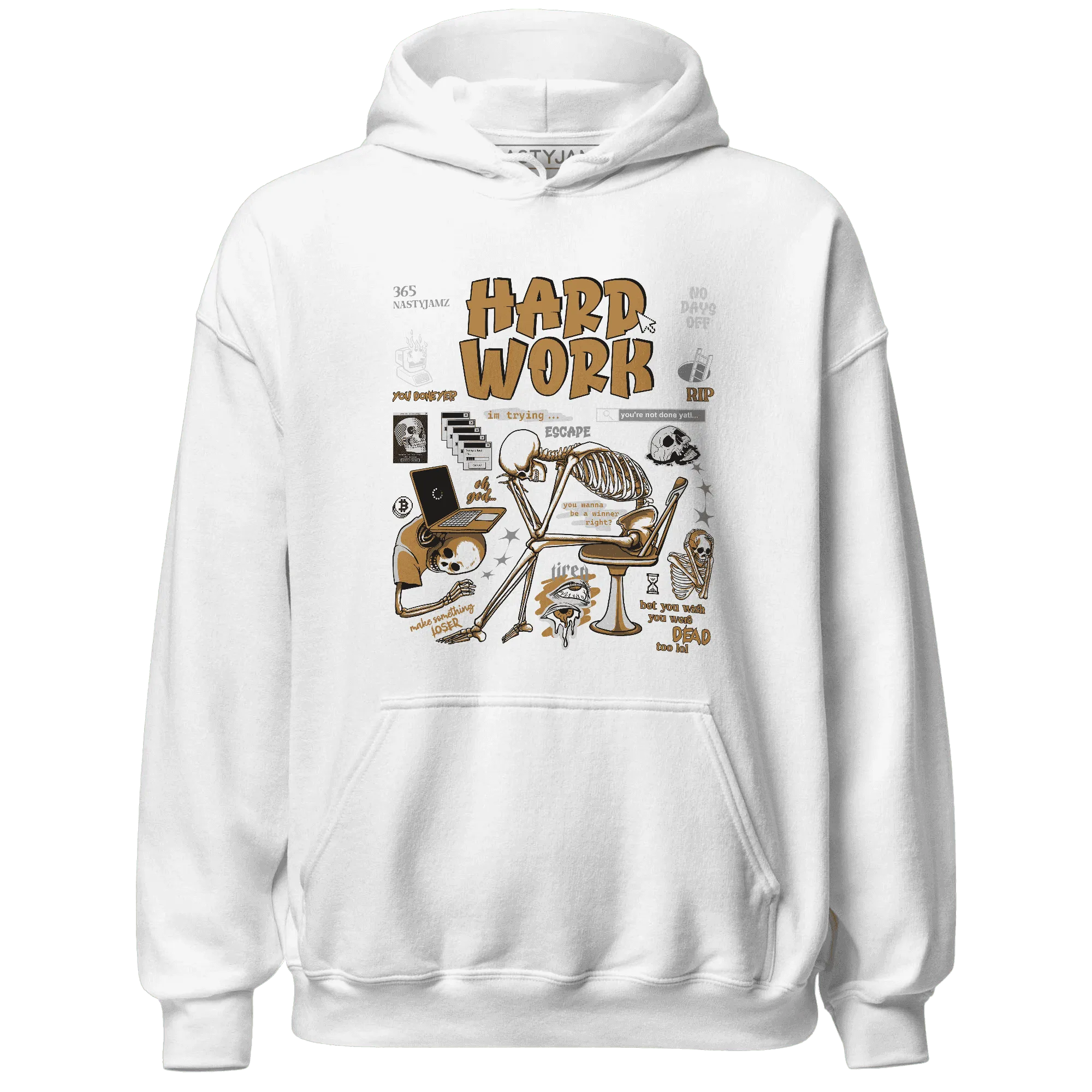 Dunk-Low-Retro-Wheat-Orange-Hoodie-Match-Hard-Work