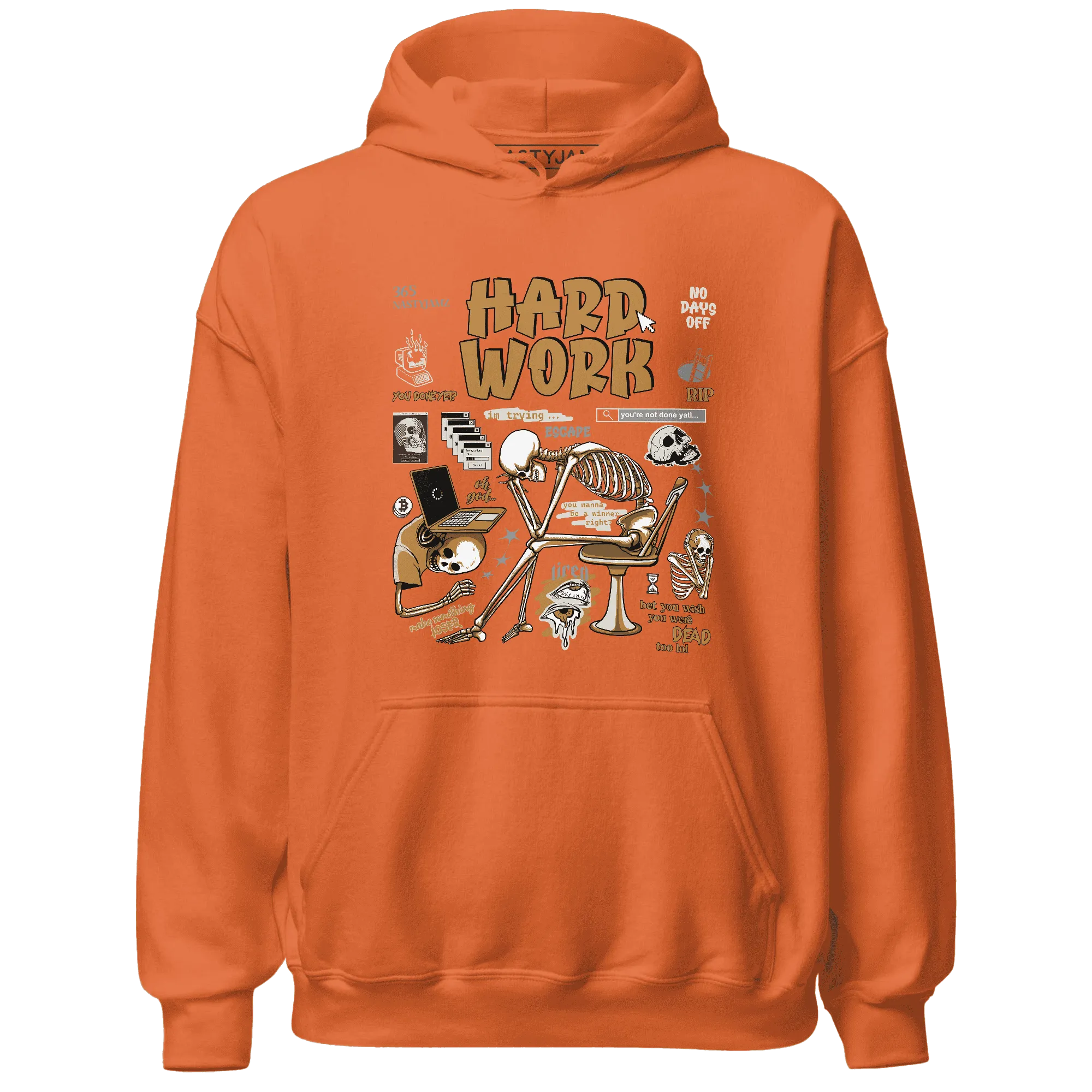 Dunk-Low-Retro-Wheat-Orange-Hoodie-Match-Hard-Work