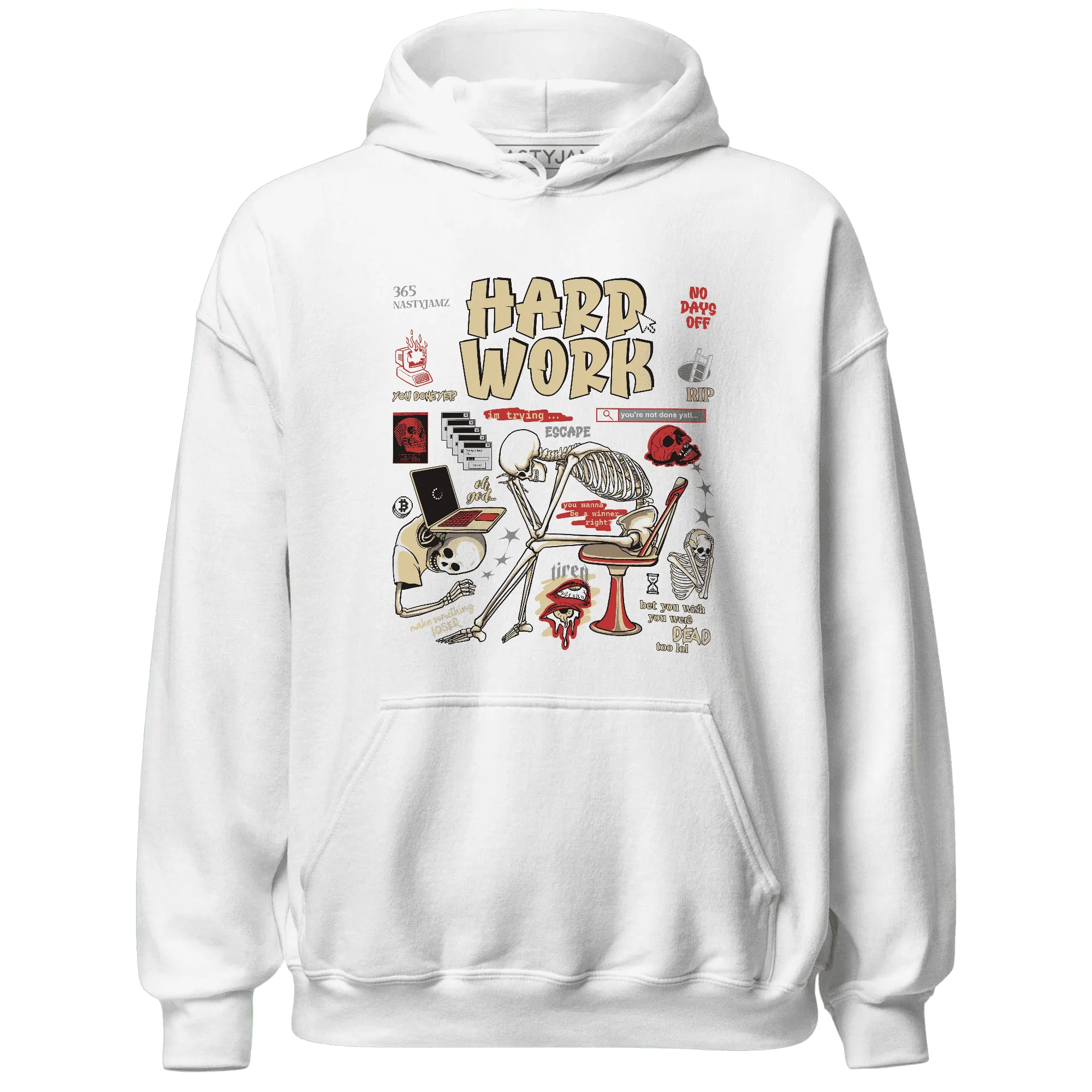 Dunk-Strawberry-Waffle-Hoodie-Match-Hard-Work