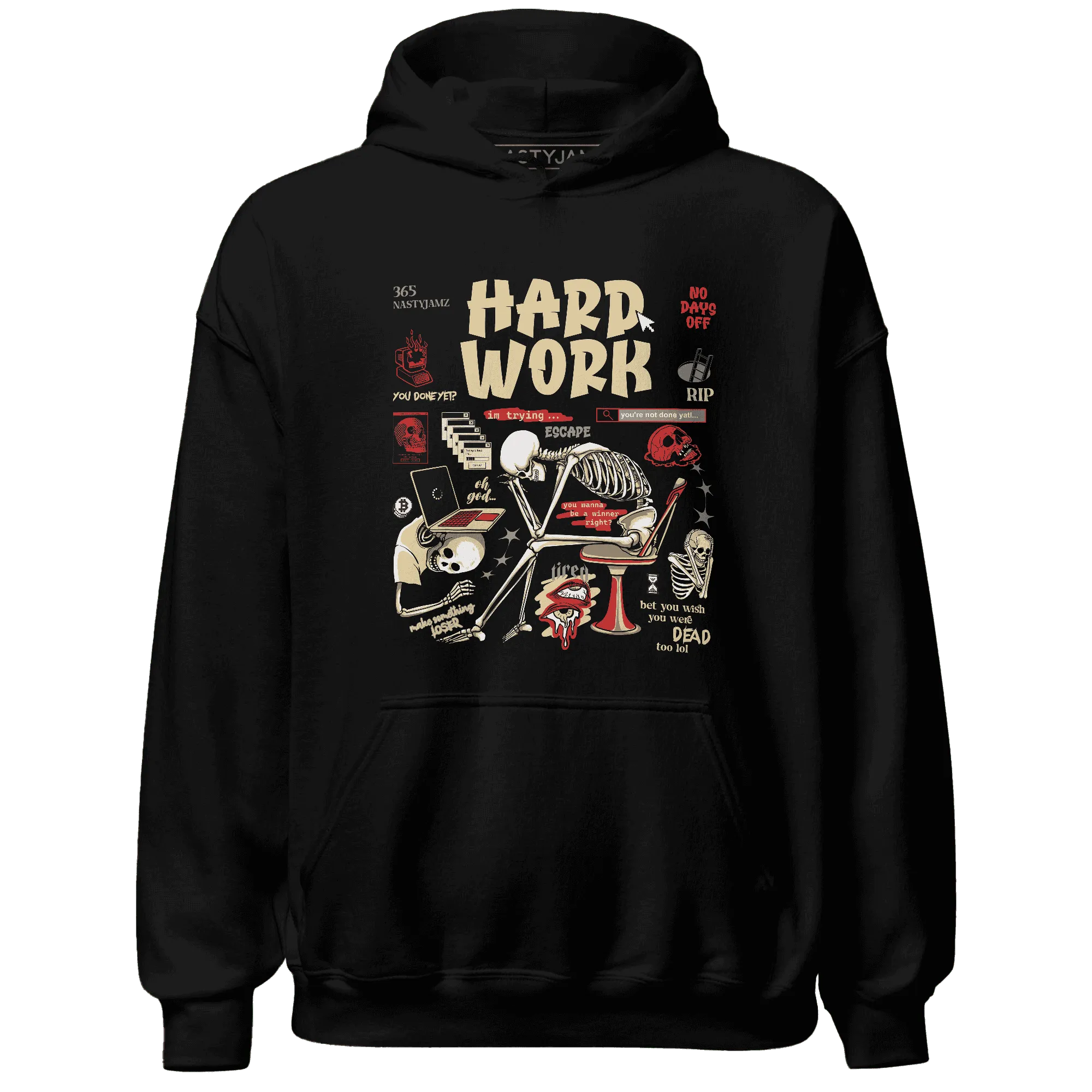 Dunk-Strawberry-Waffle-Hoodie-Match-Hard-Work