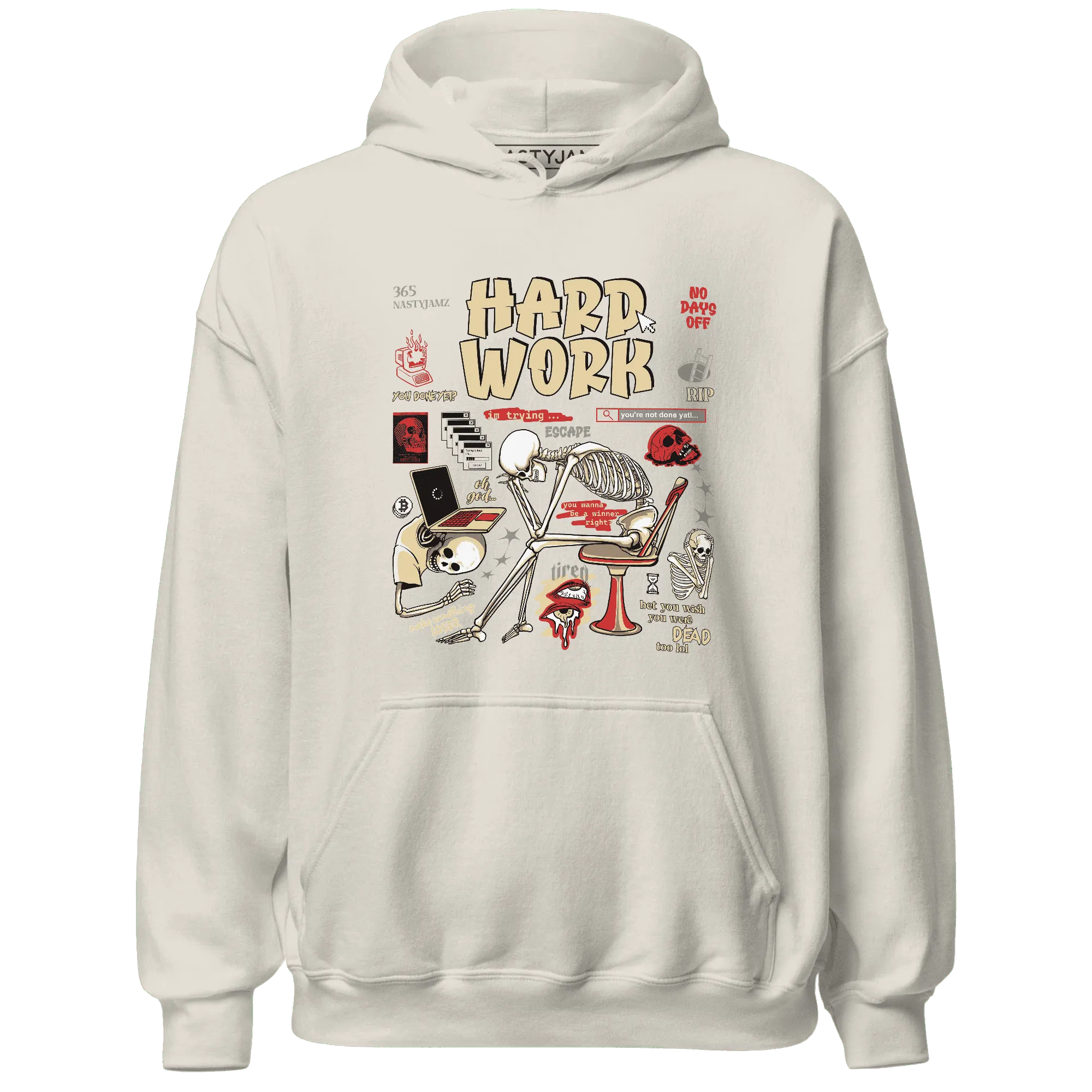 Dunk-Strawberry-Waffle-Hoodie-Match-Hard-Work