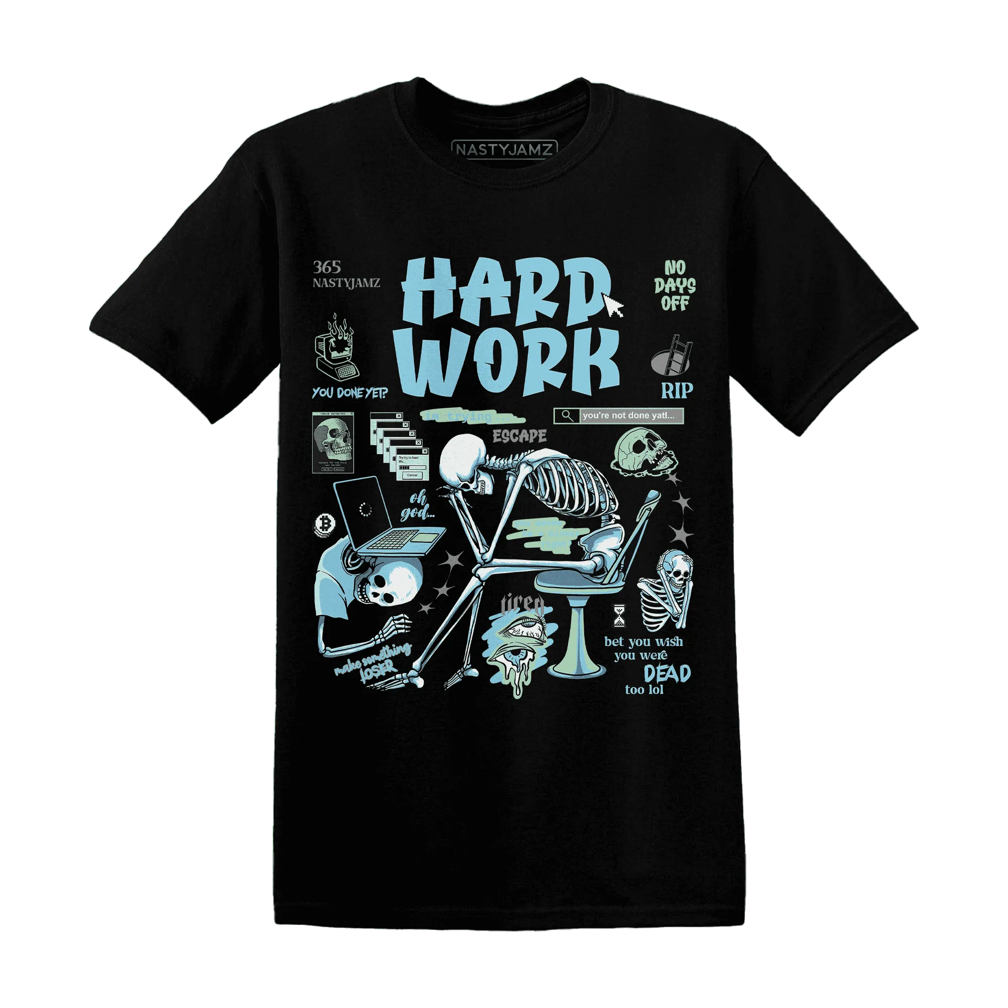 Dunk-Verdy-Visty-Blue-Gaze-Light-Arctic-T-Shirt-Match-Hard-Work