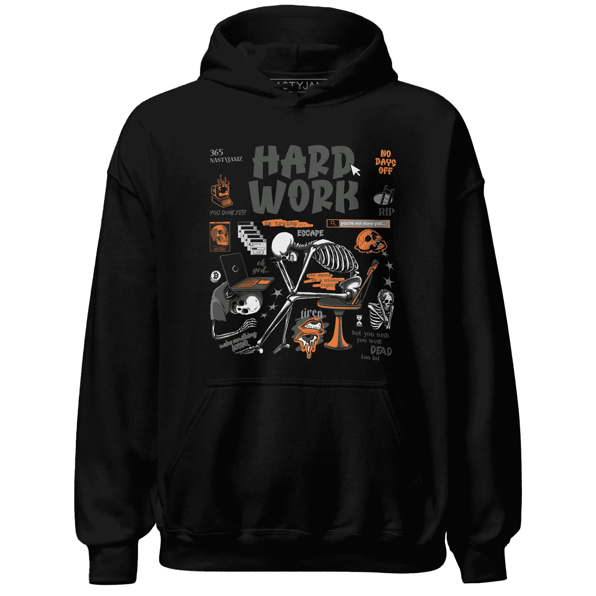 NastyJamz-Fear-Pack-3s-Hoodie-Match-Hard-Work