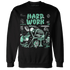 NastyJamz-Green-Glow-3s-Sweatshirt-Match-Hard-Work