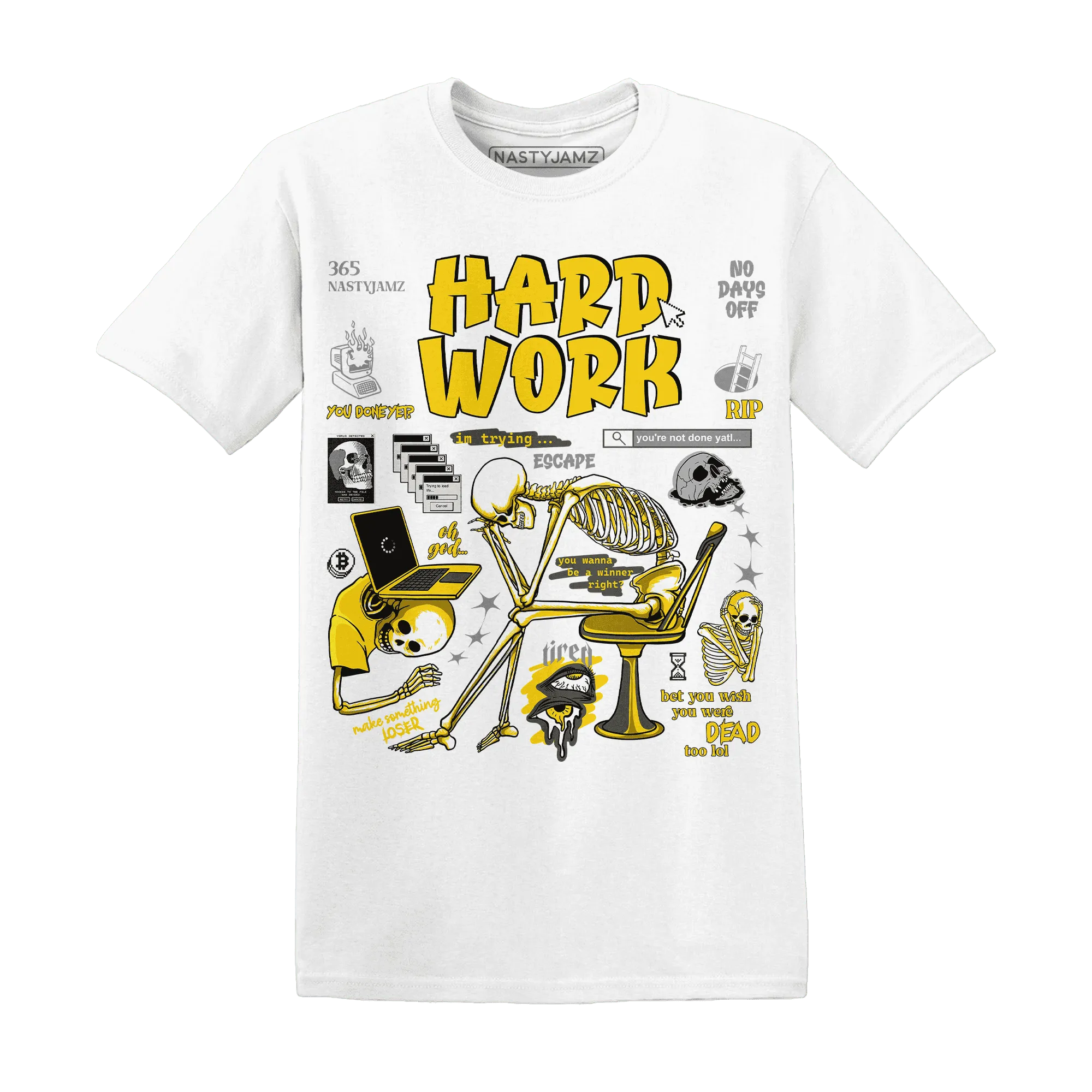 NastyJamz-Thunder-4s-T-Shirt-Match-Hard-Work