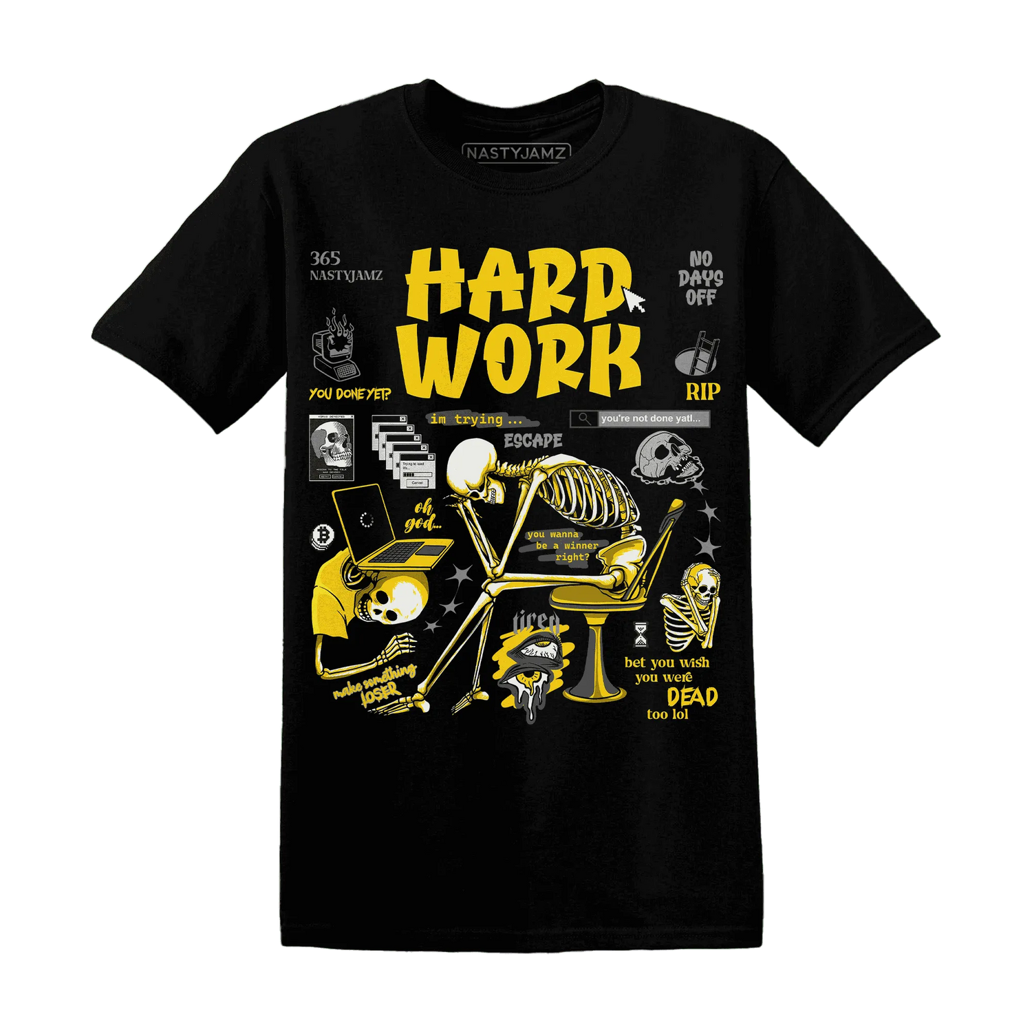 NastyJamz-Thunder-4s-T-Shirt-Match-Hard-Work