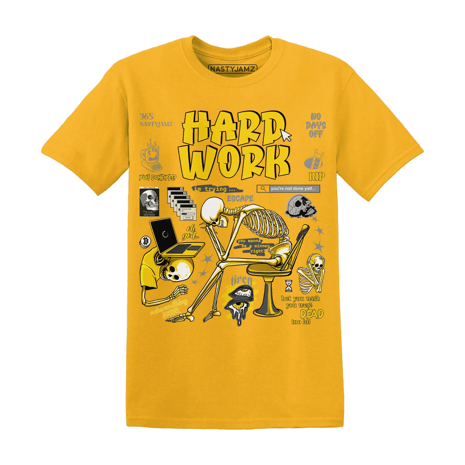 NastyJamz-Thunder-4s-T-Shirt-Match-Hard-Work