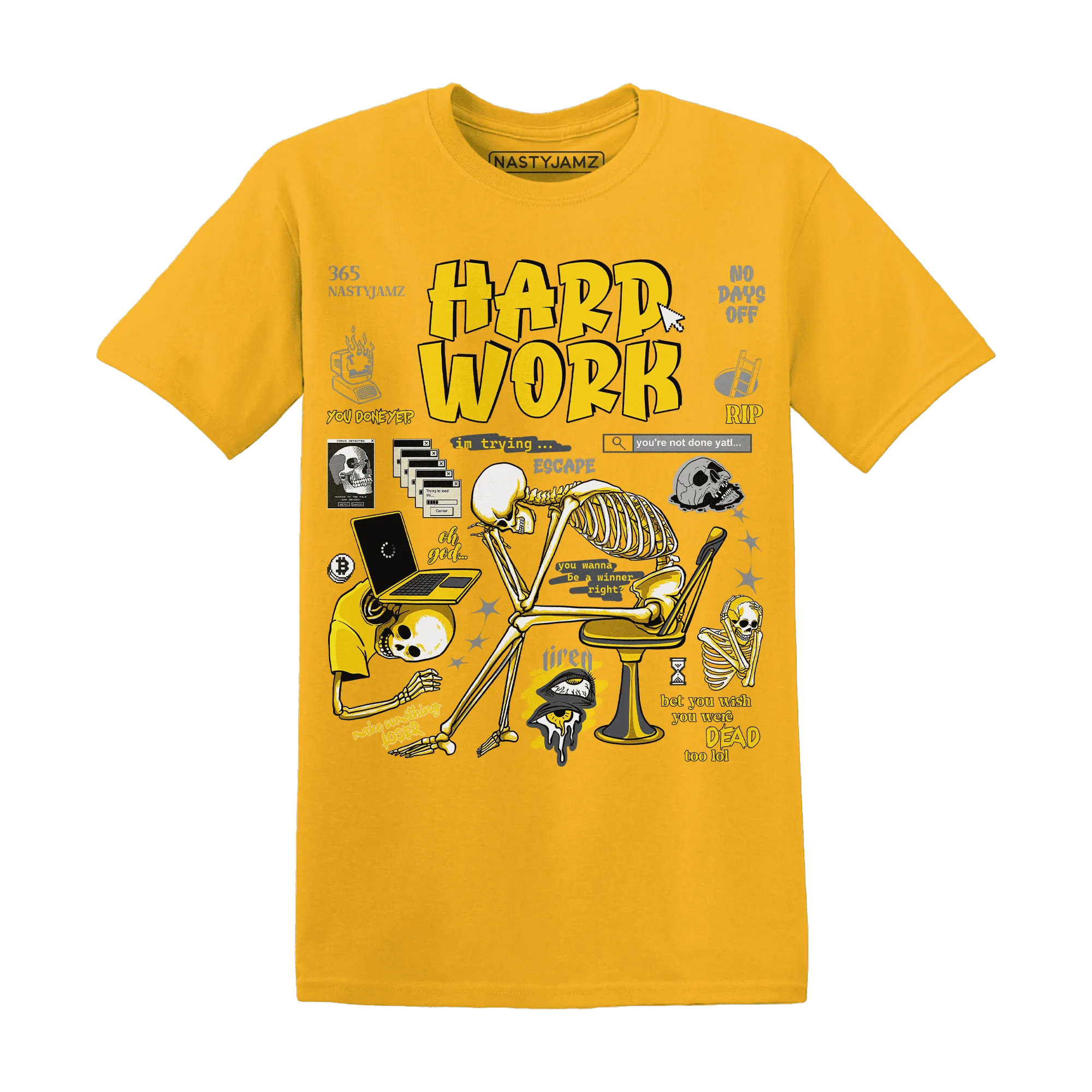 NastyJamz-Thunder-4s-T-Shirt-Match-Hard-Work