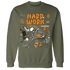 NastyJamz-Olive-5s-Sweatshirt-Match-Hard-Work