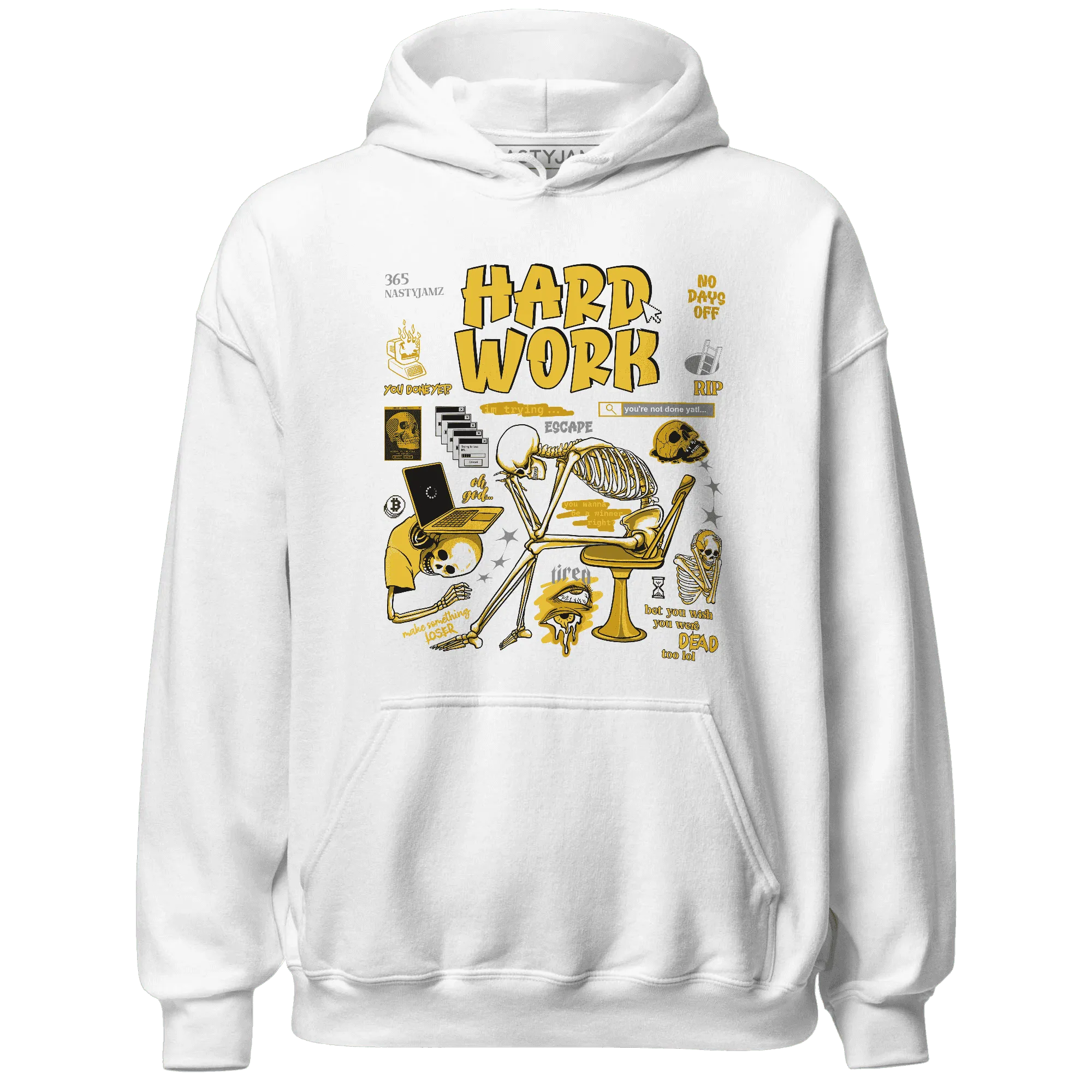 NastyJamz-Yellow-Ochre-6s-Hoodie-Match-Hard-Work