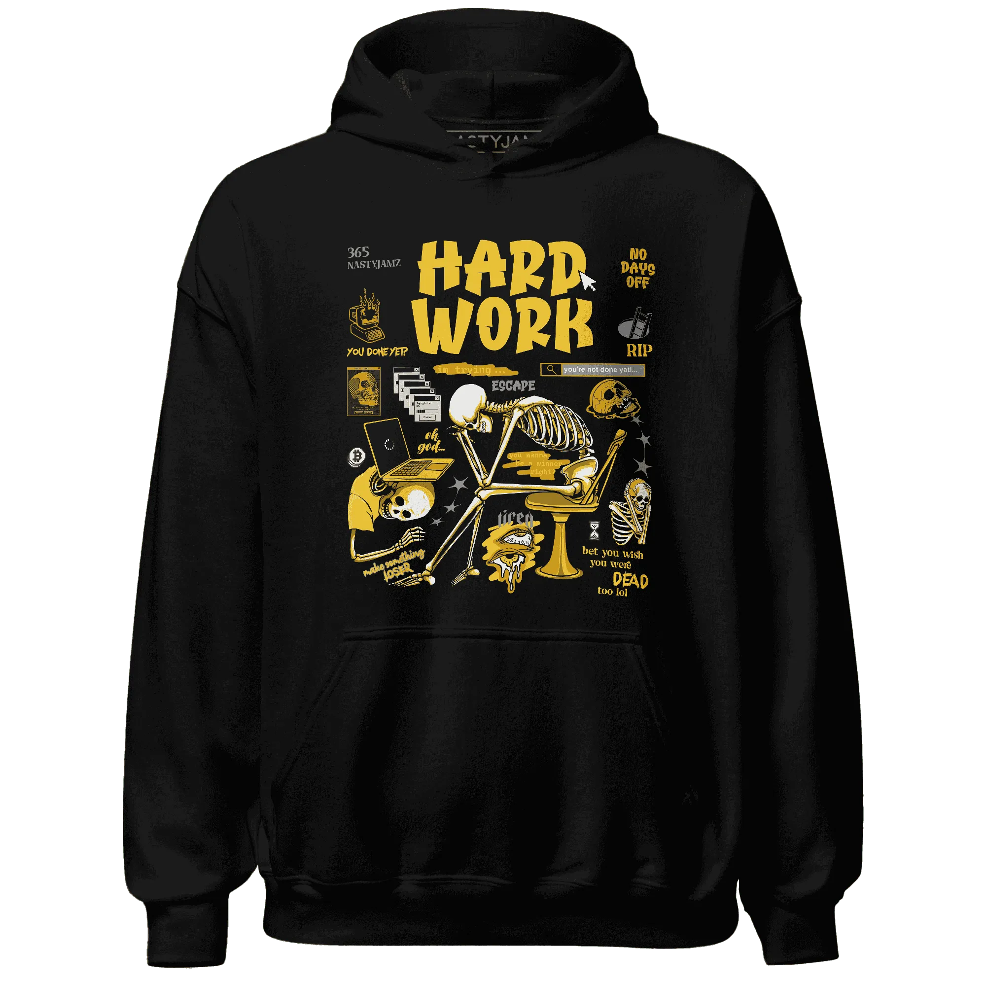 NastyJamz-Yellow-Ochre-6s-Hoodie-Match-Hard-Work