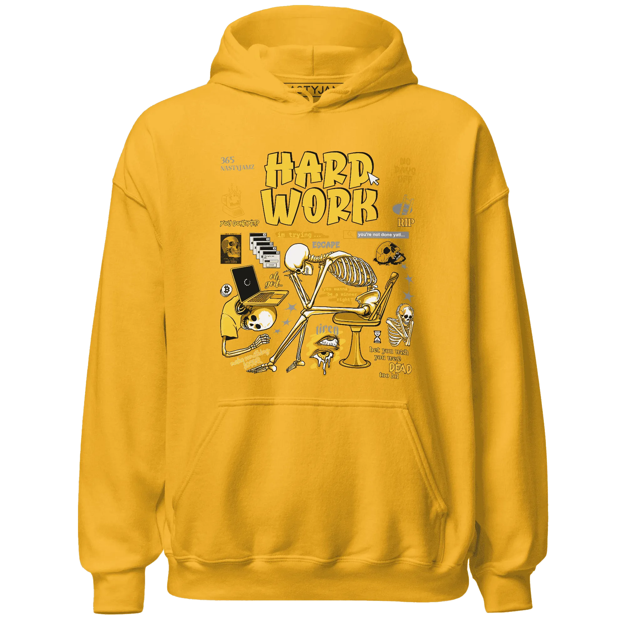 NastyJamz-Yellow-Ochre-6s-Hoodie-Match-Hard-Work