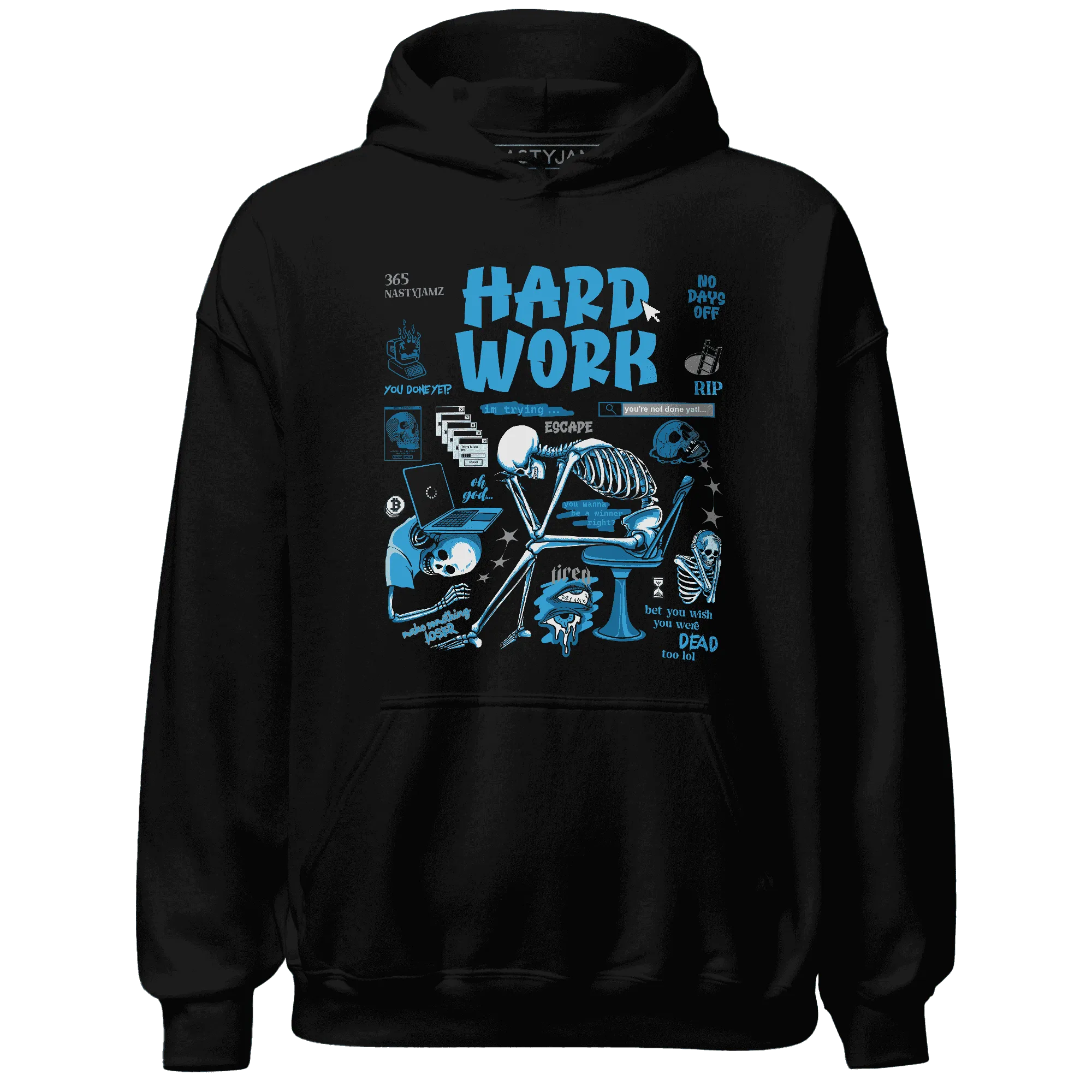 NastyJamz-Powder-Blue-9s-Hoodie-Match-Hard-Work