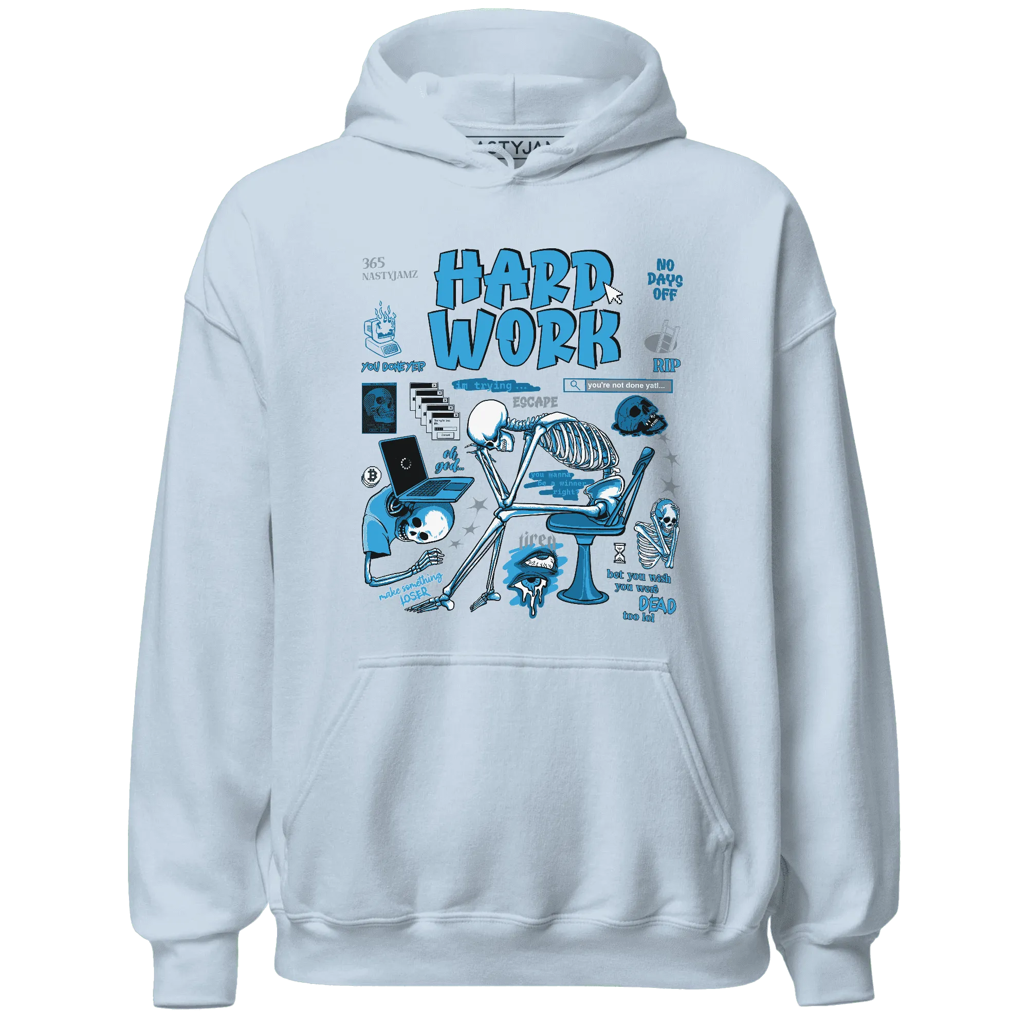 NastyJamz-Powder-Blue-9s-Hoodie-Match-Hard-Work