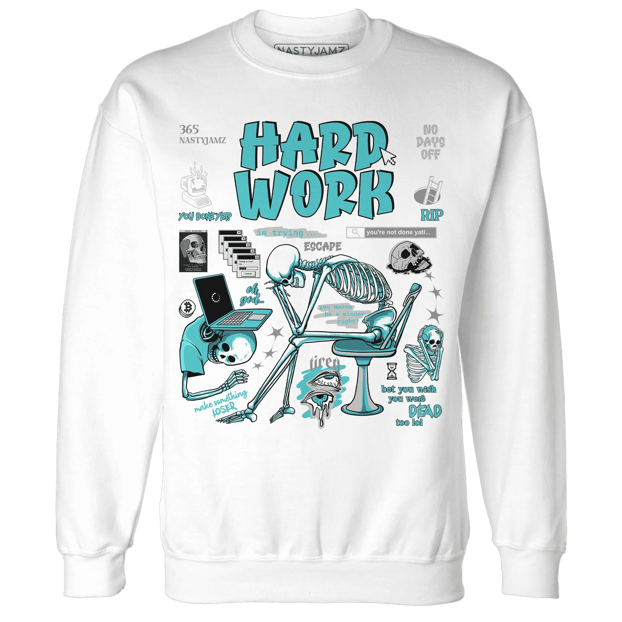 NastyJamz-NBL-Cyan-Burst-9060-Sweatshirt-Match-Hard-Work