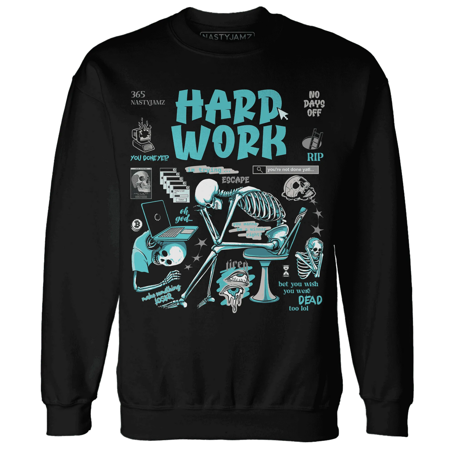 NastyJamz-NBL-Cyan-Burst-9060-Sweatshirt-Match-Hard-Work
