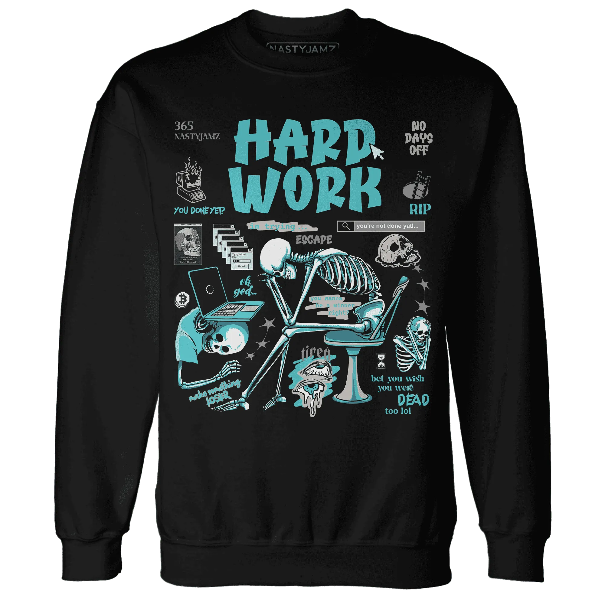 NastyJamz-NBL-Cyan-Burst-9060-Sweatshirt-Match-Hard-Work