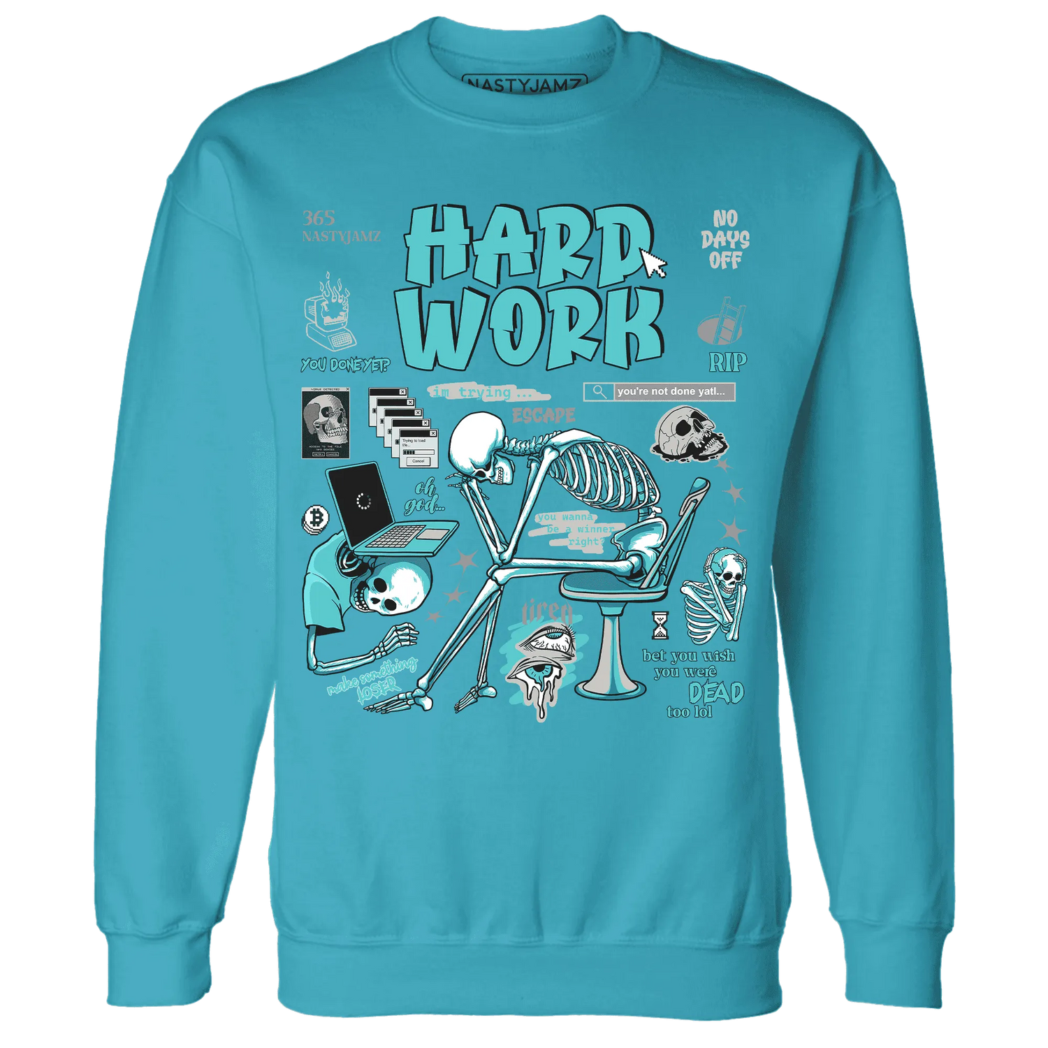 NastyJamz-NBL-Cyan-Burst-9060-Sweatshirt-Match-Hard-Work