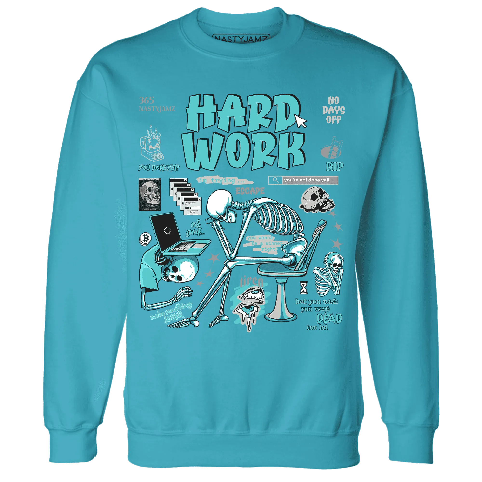 NastyJamz-NBL-Cyan-Burst-9060-Sweatshirt-Match-Hard-Work