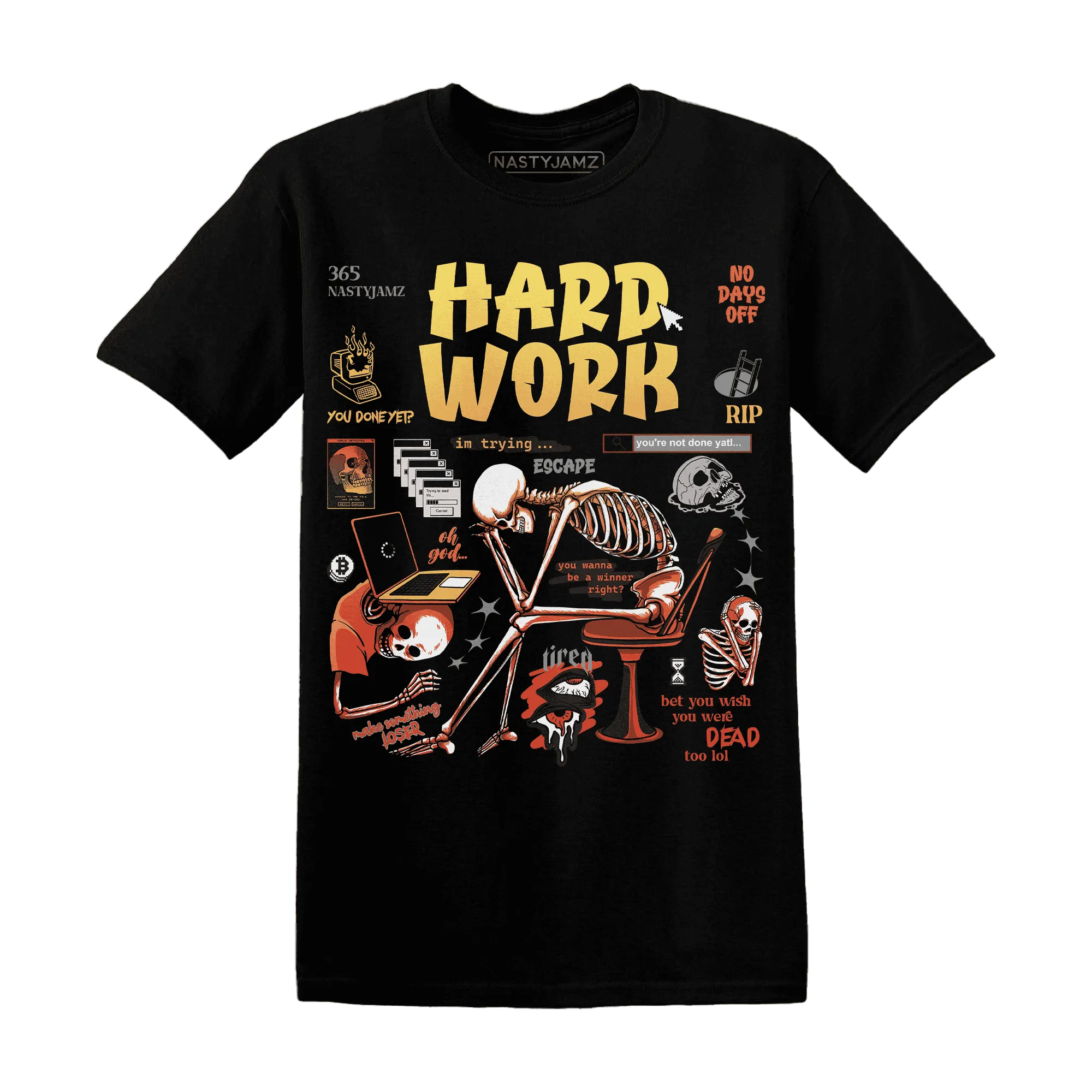 NastyJamz-VaporMax-Crimson-Total-Orange-Plus-T-Shirt-Match-Hard-Work