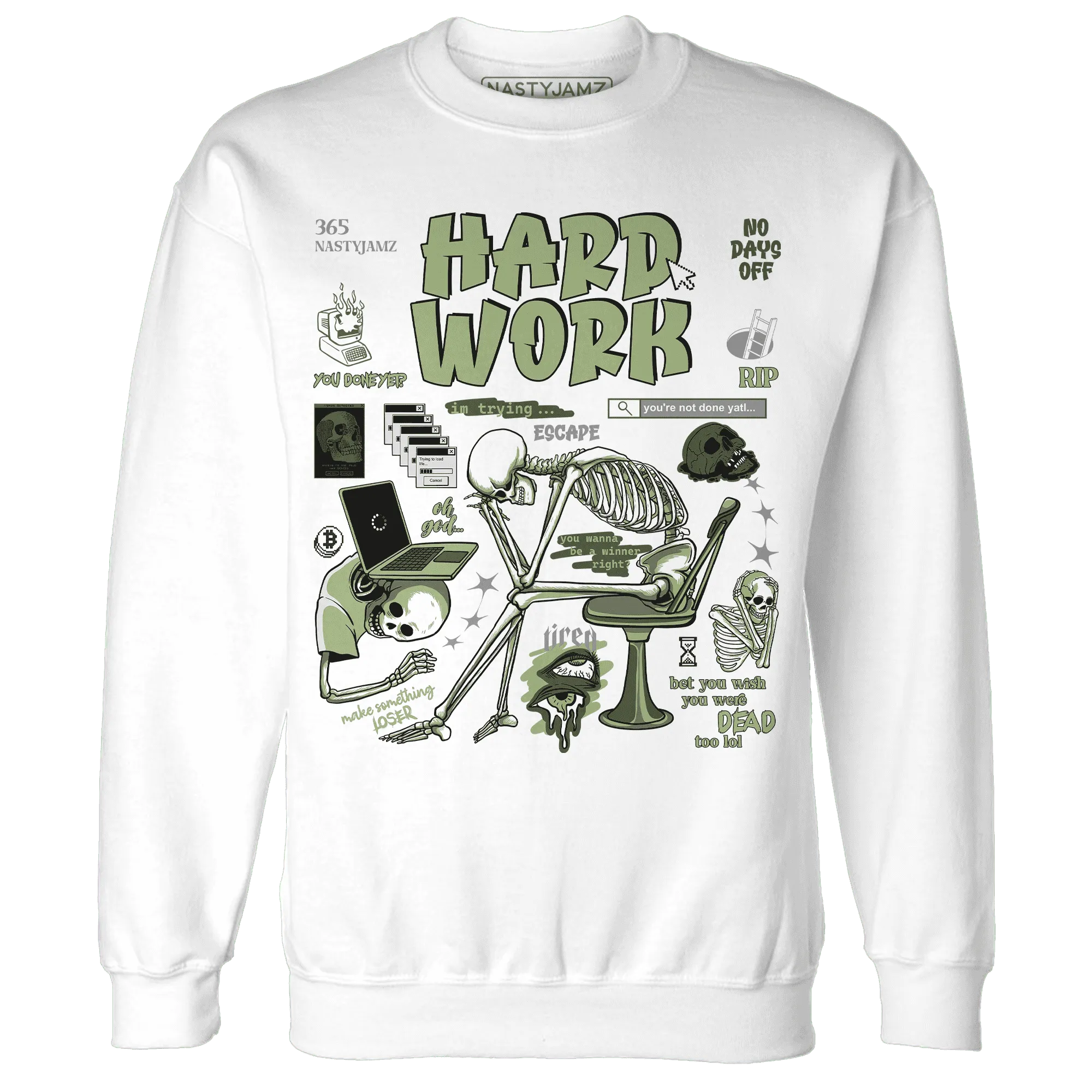 NastyJamz-VaporMax-Plus-Alligator-Sweatshirt-Match-Hard-Work
