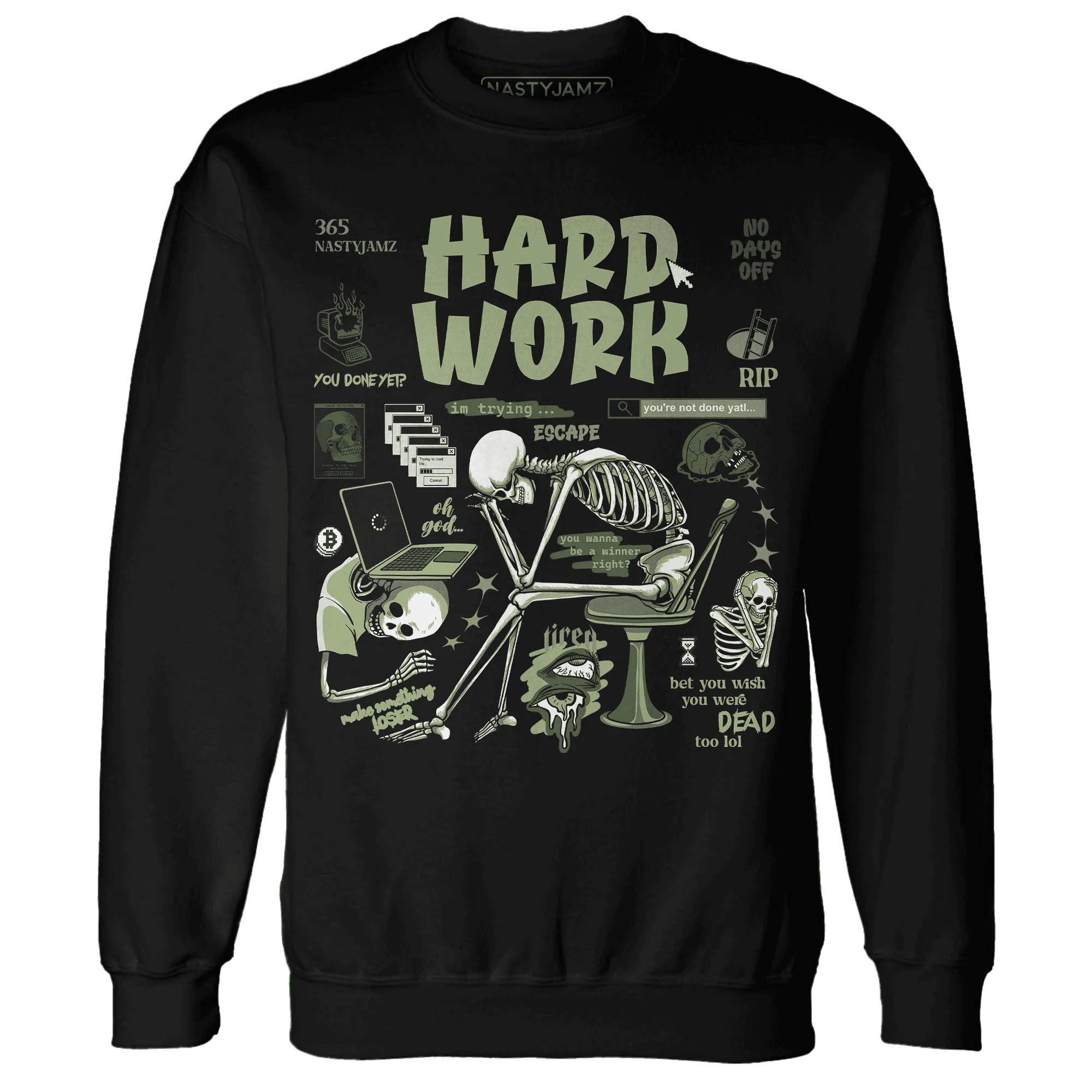 NastyJamz-VaporMax-Plus-Alligator-Sweatshirt-Match-Hard-Work