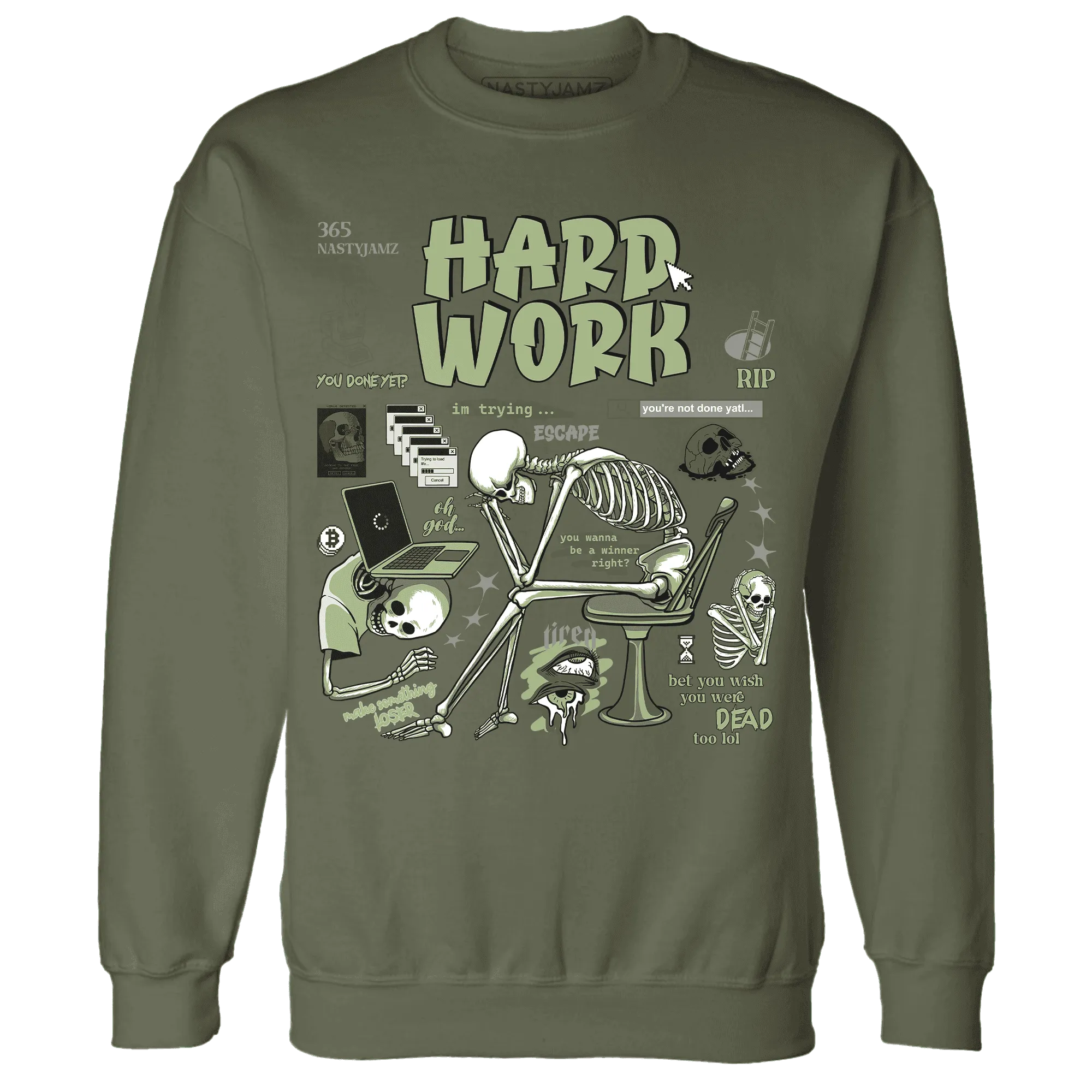 VaporMax-Plus-Alligator-NastyJamz-Sweatshirt-Match-Hard-Work