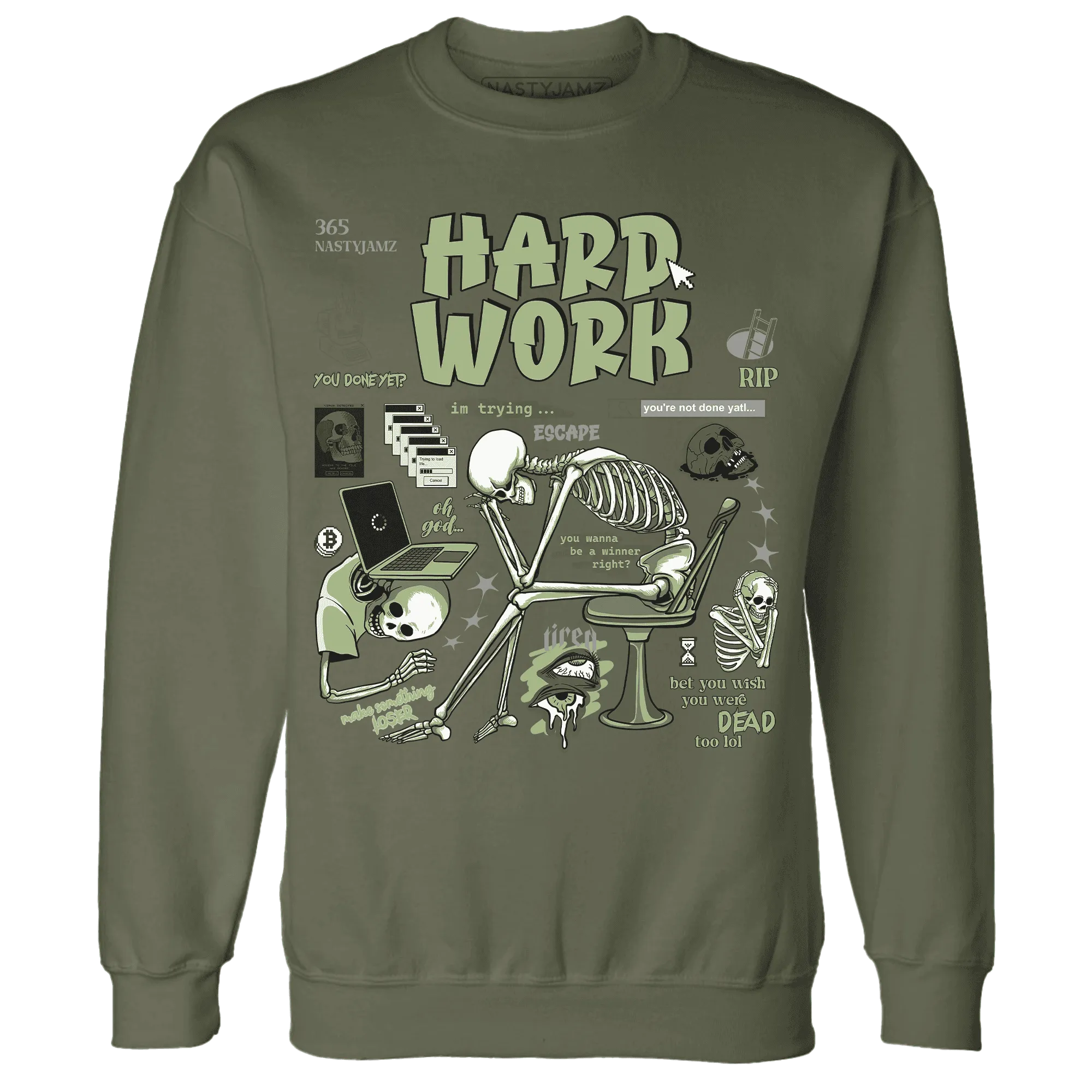 NastyJamz-VaporMax-Plus-Alligator-Sweatshirt-Match-Hard-Work