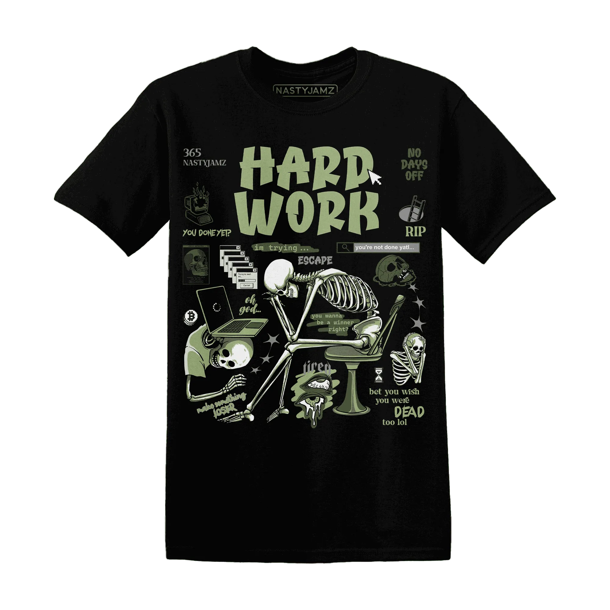 NastyJamz-VaporMax-Plus-Alligator-T-Shirt-Match-Hard-Work