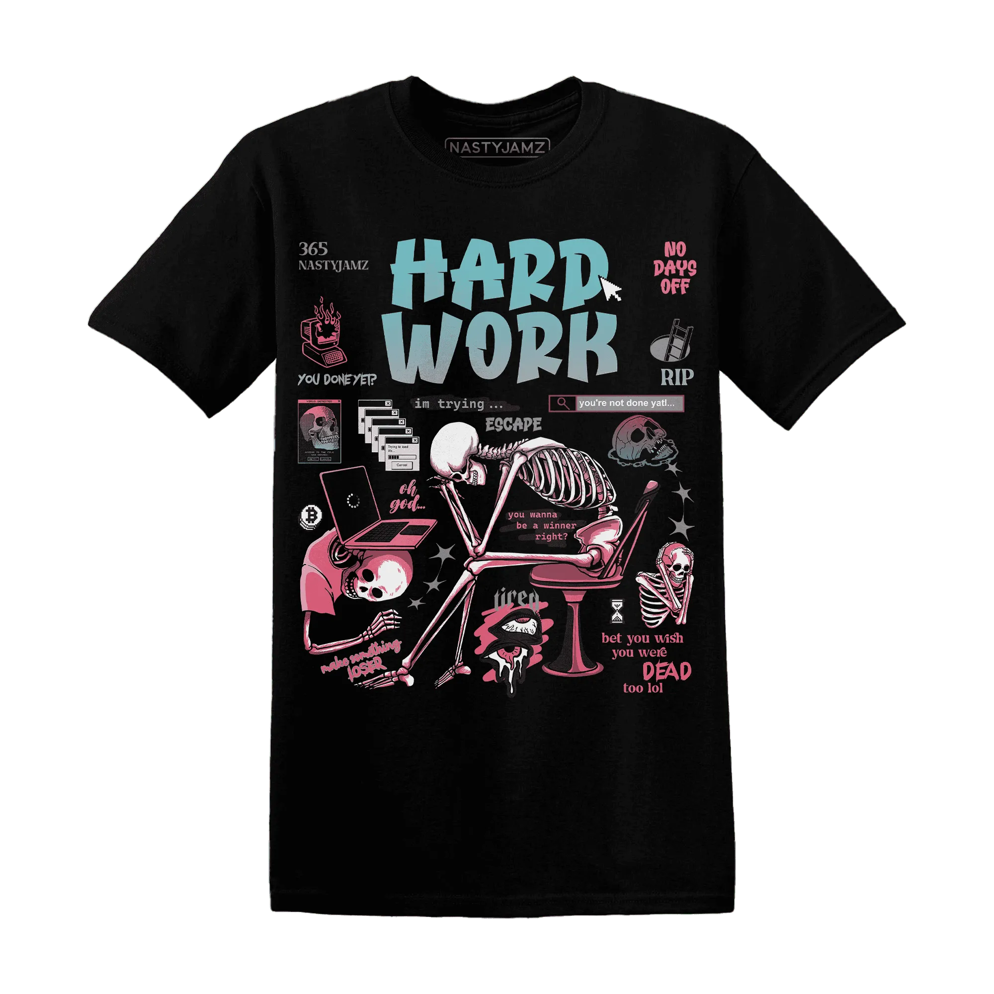 NastyJamz-VaporMax-Plus-South-Beach-T-Shirt-Match-Hard-Work