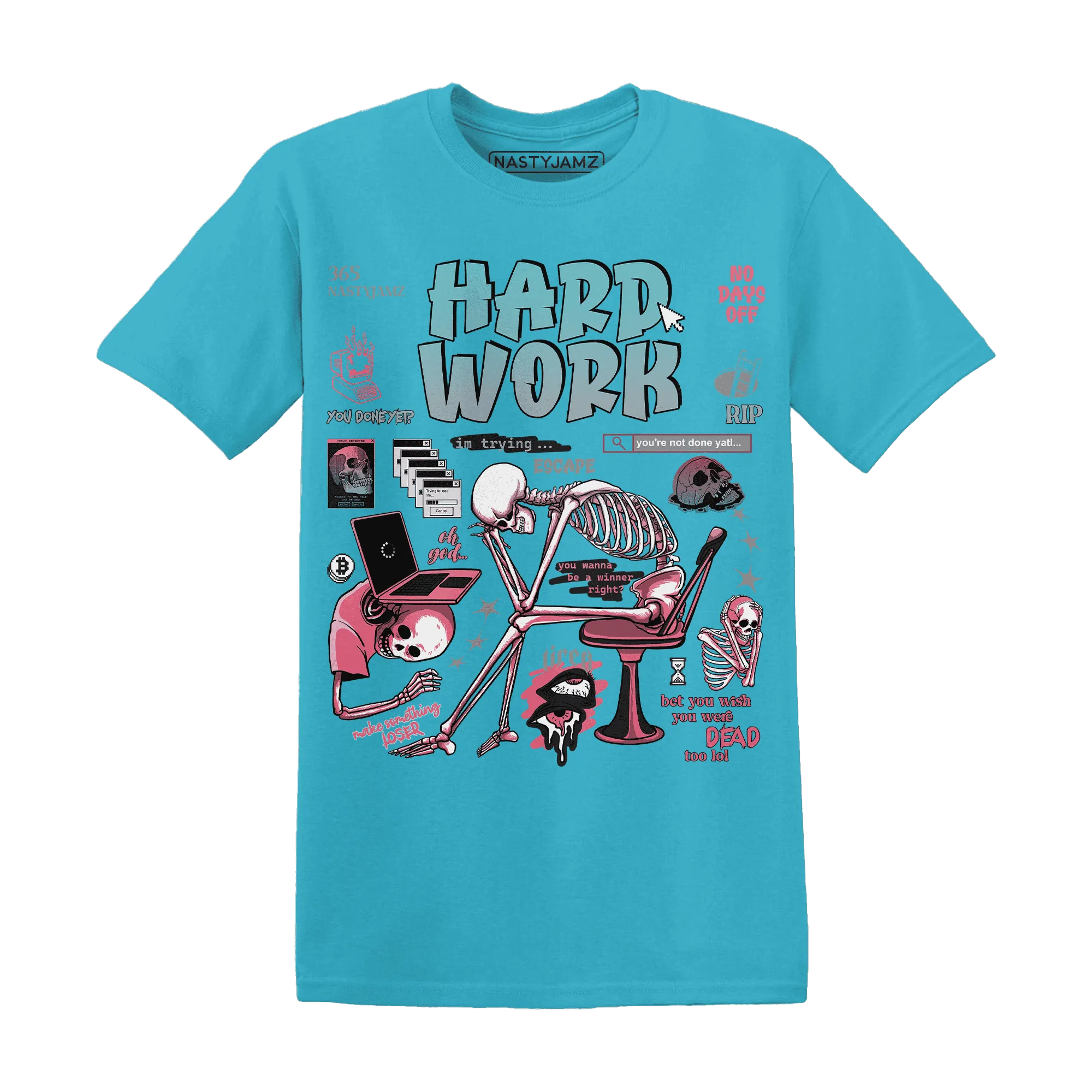 NastyJamz-VaporMax-Plus-South-Beach-T-Shirt-Match-Hard-Work