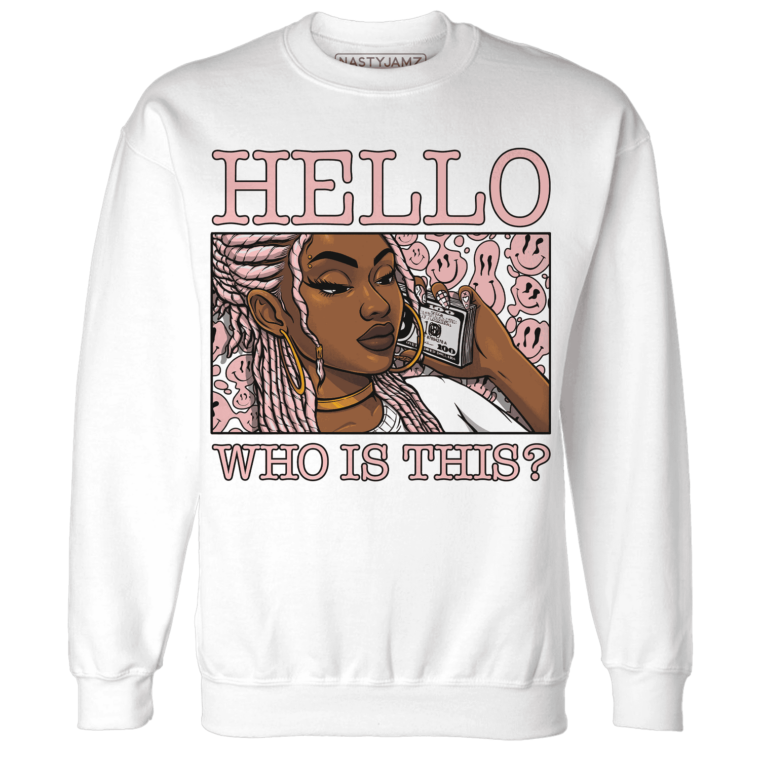 Low-Legend-Pink-11s-Sweatshirt-Match-Hello-Girl