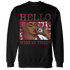 High-87-Metallic-Burgundy-1s-Sweatshirt-Match-Hello-Girl
