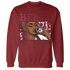 High-87-Metallic-Burgundy-1s-Sweatshirt-Match-Hello-Girl
